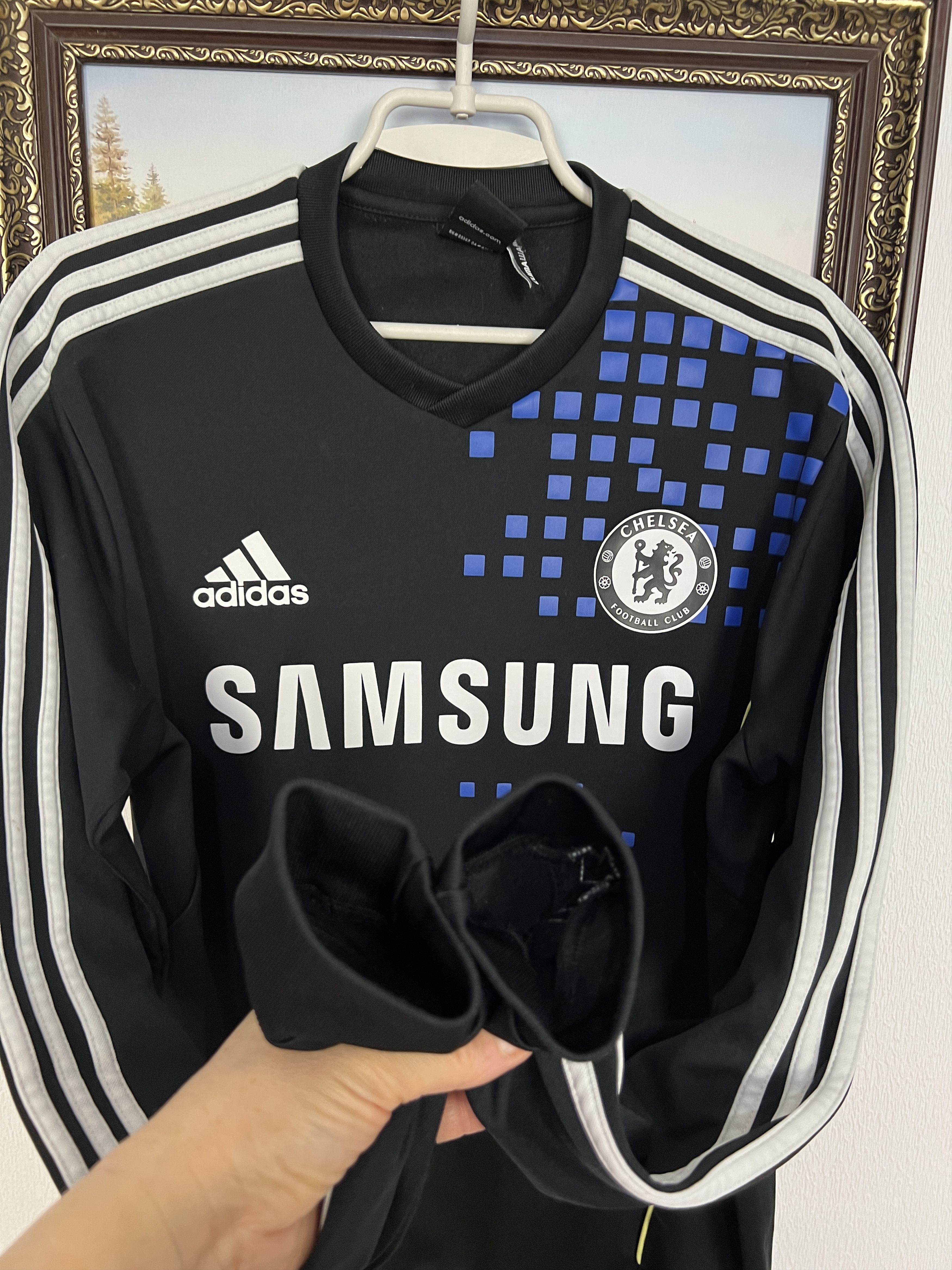 Adidas Chelsea Football Sweatshirt Soccer Track Top Crewneck Size US M / EU 48-50 / 2 - 5 Thumbnail