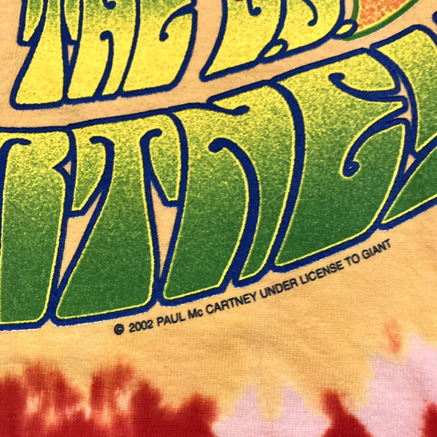 Tultex VINTAGE Paul McCartney 2002 Back In The US Tour Tie Dye T Shirt L RARE Size US L / EU 52-54 / 3 - 3 Thumbnail