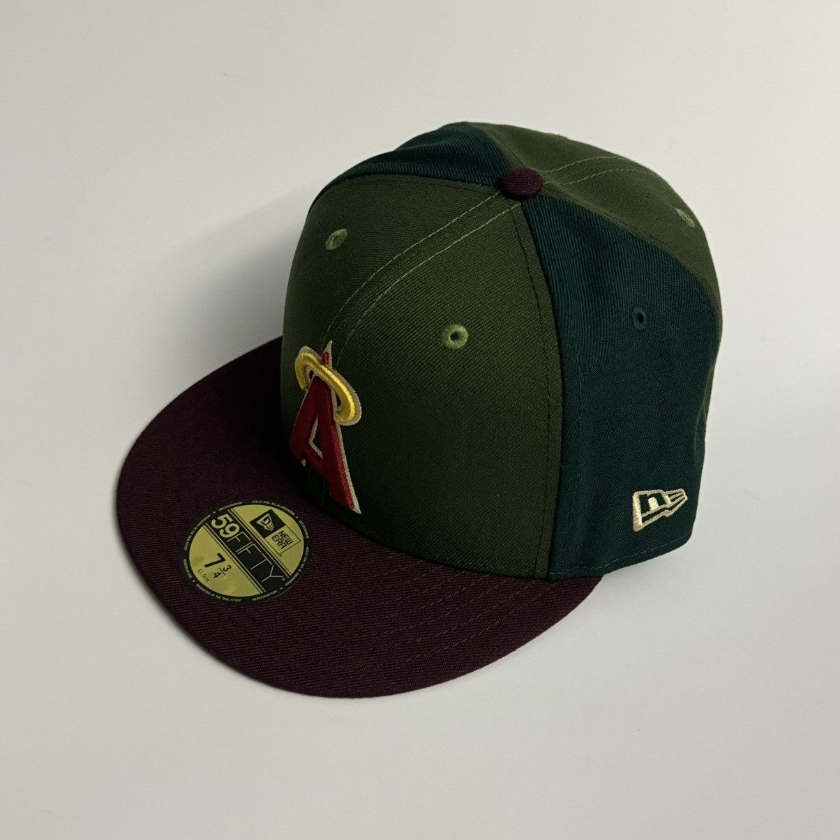 New Era LA Angels New Era 59Fifty Hat 7 3/4 Green RARE Size ONE SIZE - 1 Thumbnail
