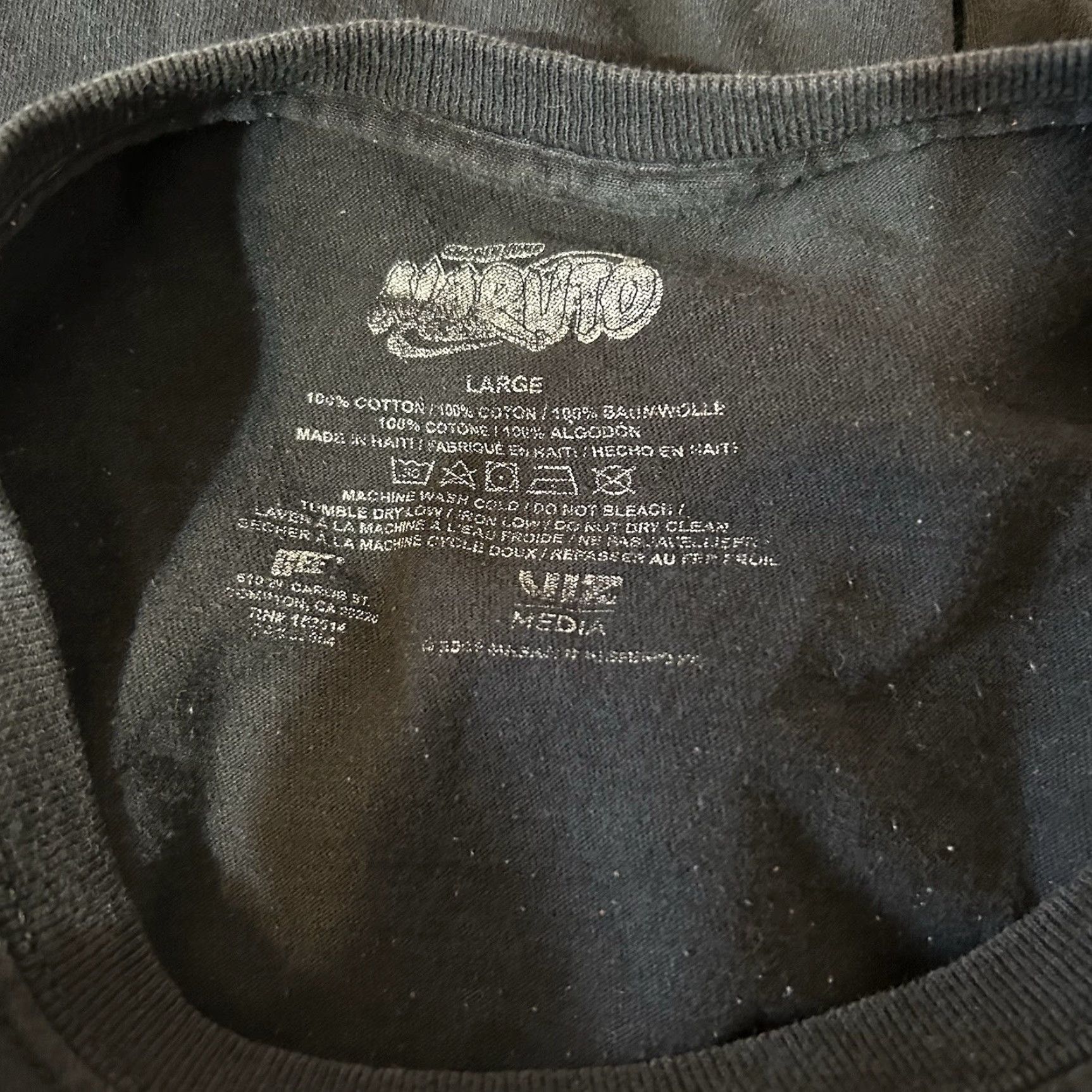 Vintage VINTAGE Naruto Shonen Jump Squad 7 Shirt Mens L Black Viz Logo Graphic Print USA 2002 Anime Shirt Mens Size US L / EU 52-54 / 3 - 6 Thumbnail