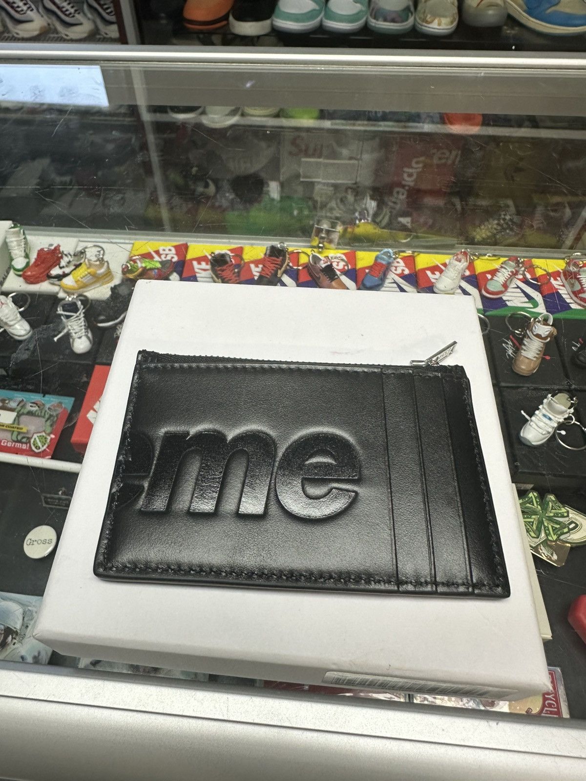 Supreme Leather Card Holder (Black)