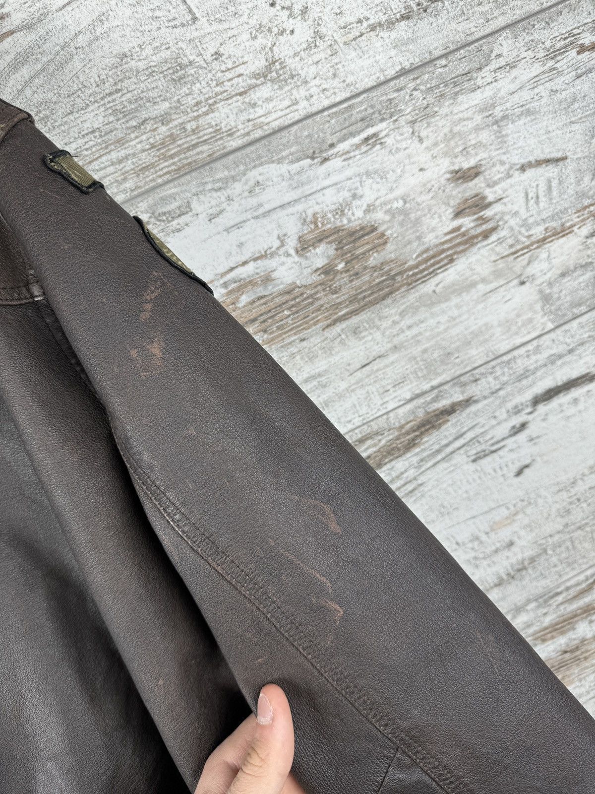 Other Mens Vintage brown George Leather bombers jacket y2k rare Size US XL / EU 56 / 4 - 17 Thumbnail