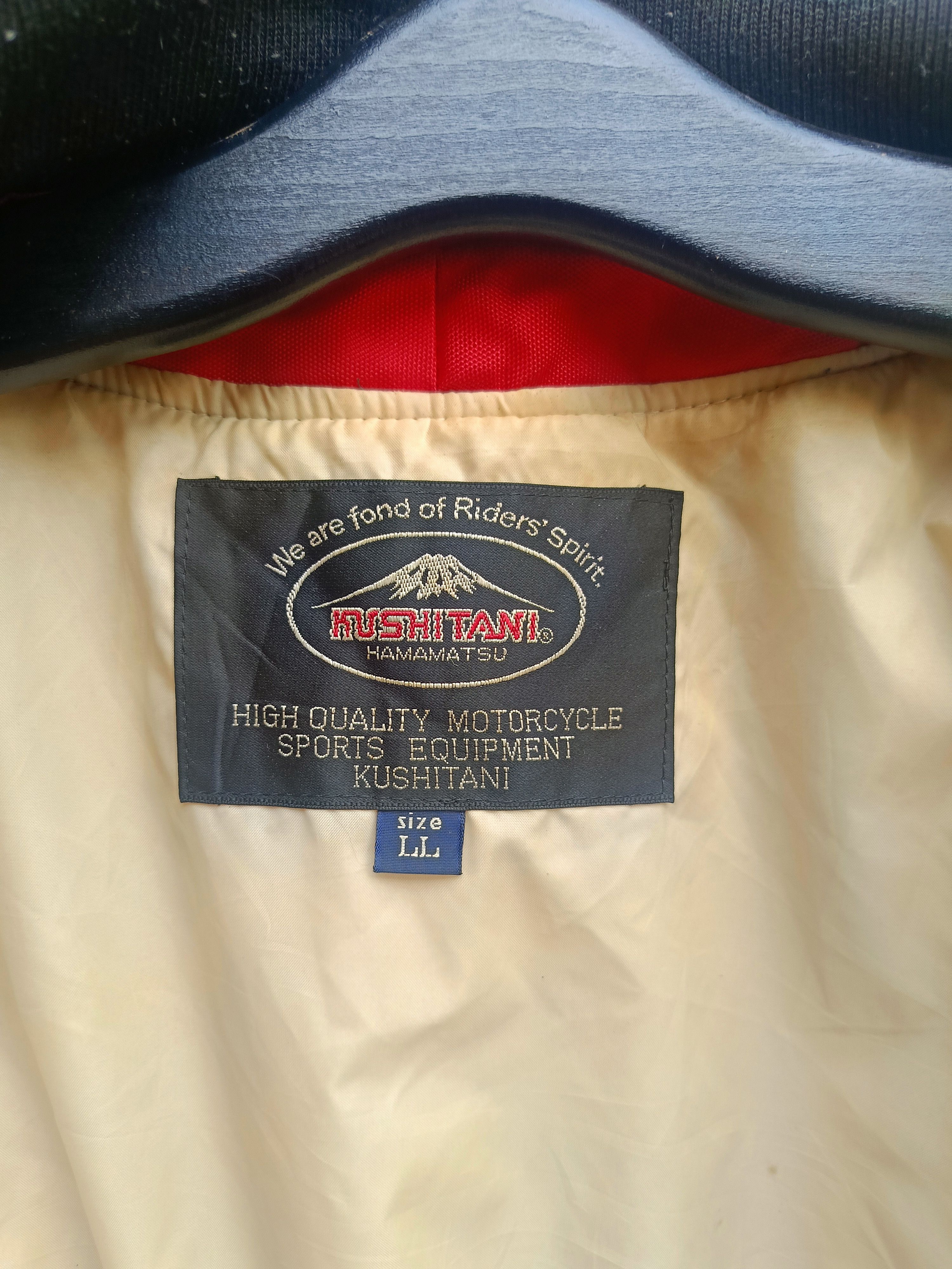 Japanese Brand VINTAGE 90's KUSHITANI RACING MOTORCYCLE JACKET Size US XL / EU 56 / 4 - 9 Thumbnail