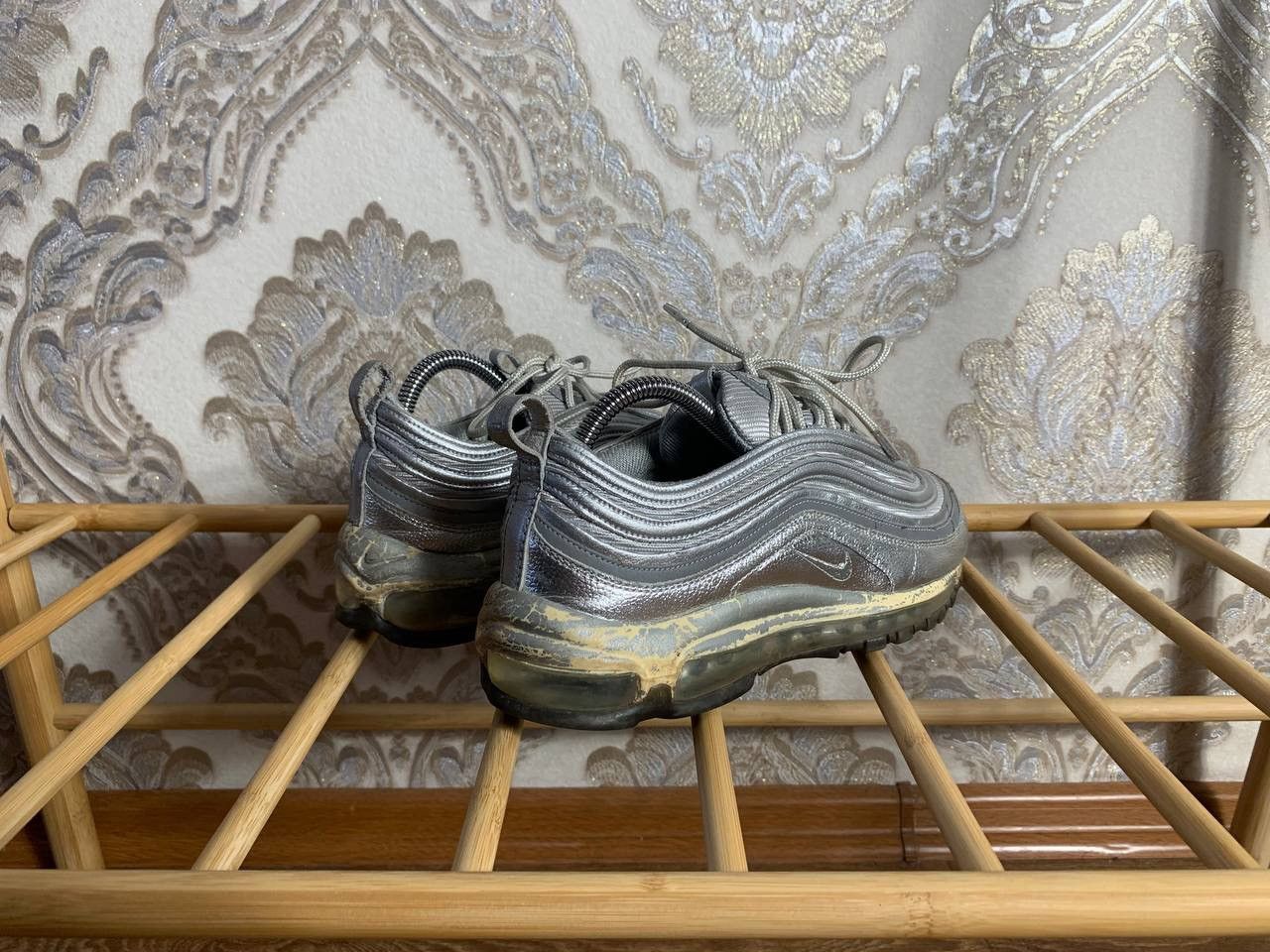 Nike × Vintage VERY RARE NIKE AIR MAX 97 SILVER REFLECTIVE DRILL SWOOSH Y2K Size US 8.5 / EU 41-42 - 6 Thumbnail