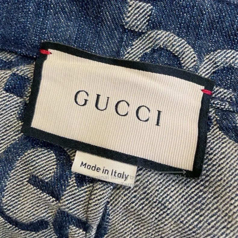 Gucci Gucci Blue full-print denim shorts Size 24" / US 00 / IT 34 - 5 Thumbnail