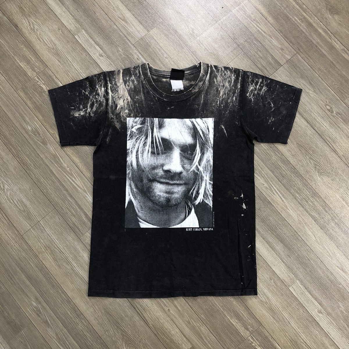 Band Tees × Nirvana 2007s Kurt Cobain Nirvana Bootleg Tie Dye Tee Size US S / EU 44-46 / 1 - 1 Thumbnail