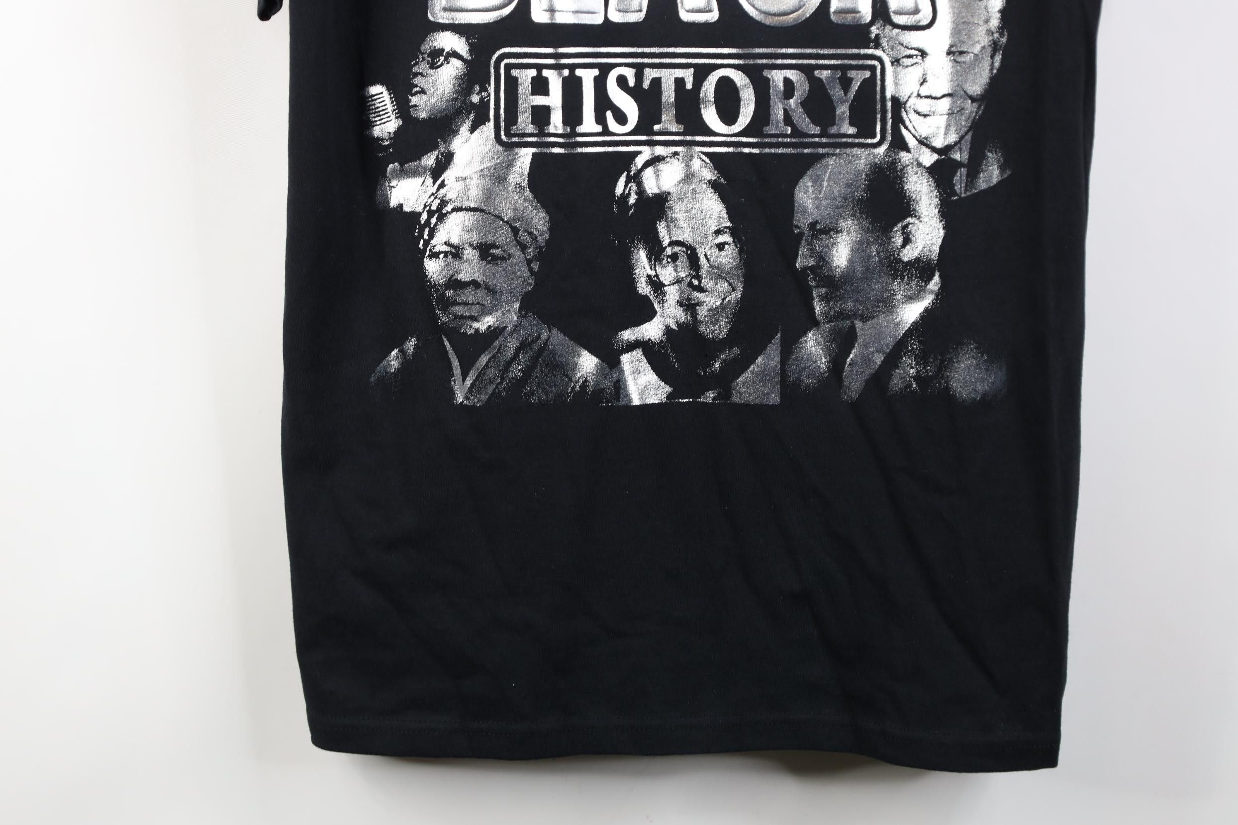 Vintage Deadstock Vintage Y2K History Obama MLK Jr Malcolm X T-Shirt Size US M / EU 48-50 / 2 - 3 Thumbnail