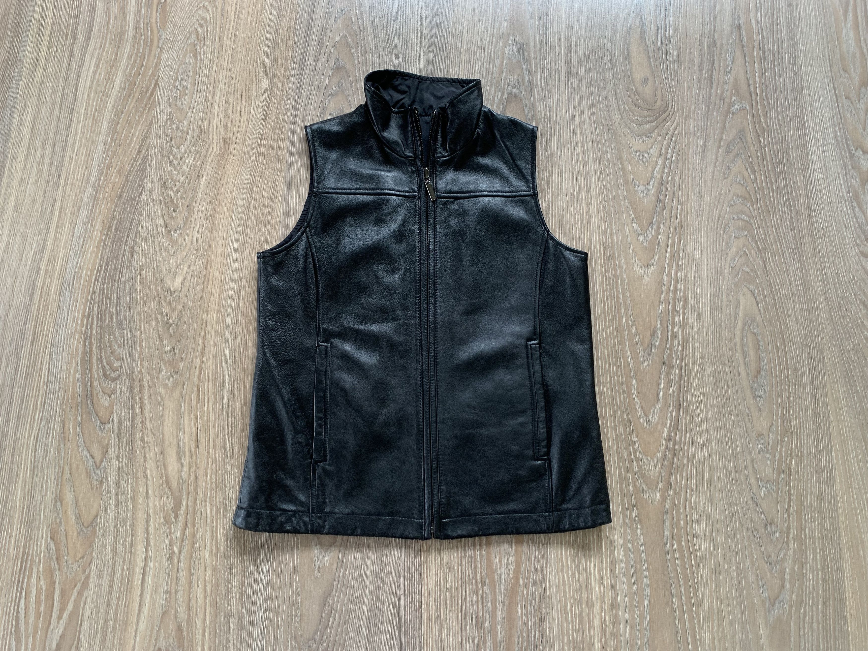 Other Colebrook Outerwear Womens Black Leather Vest Size S / US 4 / IT 40 - 1 Thumbnail