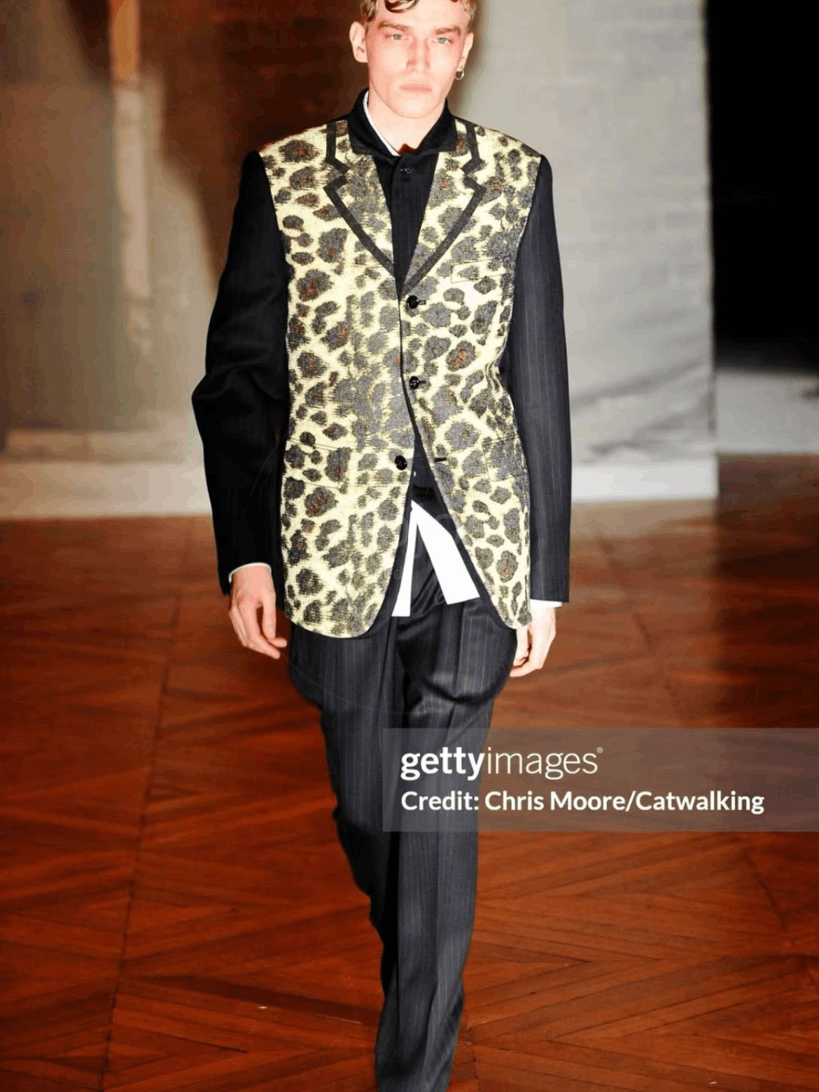 Comme Des Garcons Homme Plus 09AW Runway Leopard Jacket-250