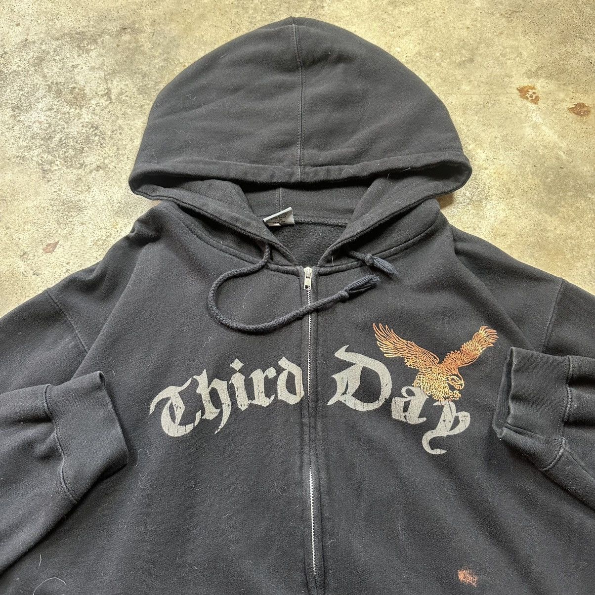 Band Tees Vintage 2006 Third Day Christian Rock Band Tour Zipup Hoodie Size US XL / EU 56 / 4 - 2 Thumbnail
