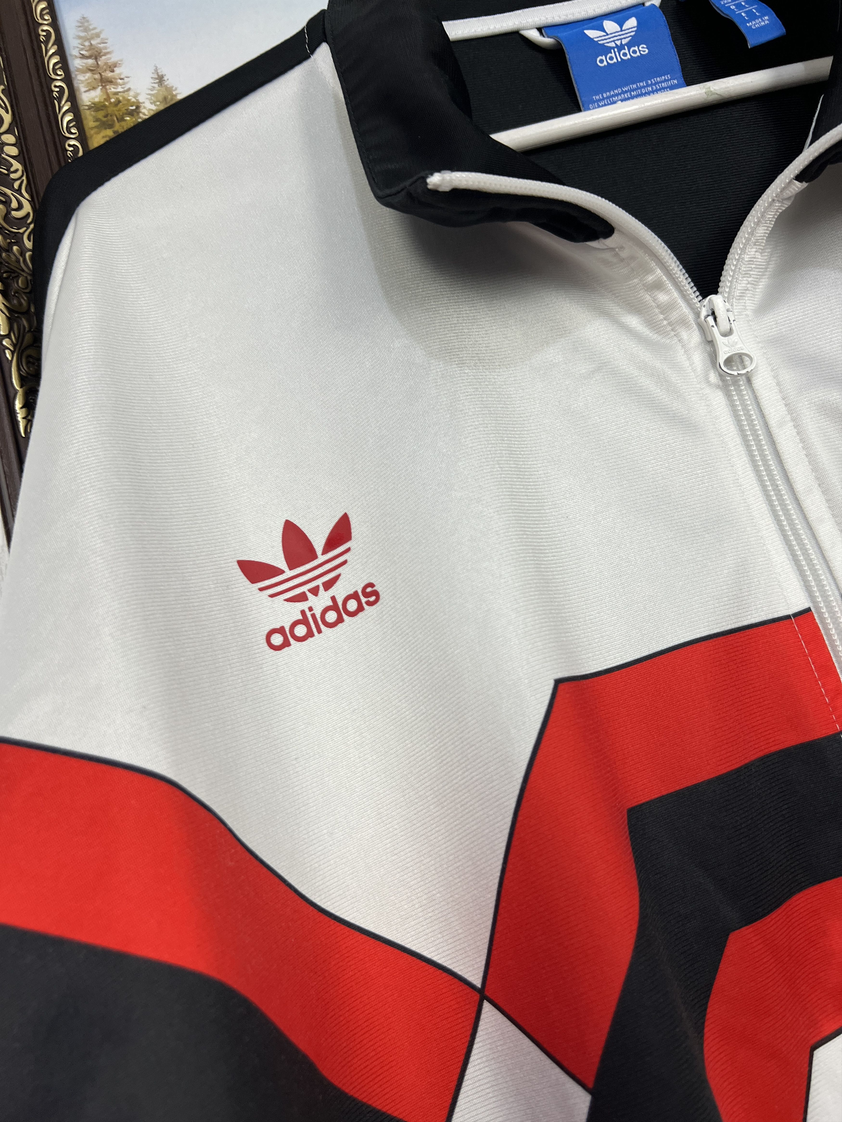 Adidas Adidas Originals Manchester United 90's Retro Jacket Size US L / EU 52-54 / 3 - 4 Thumbnail