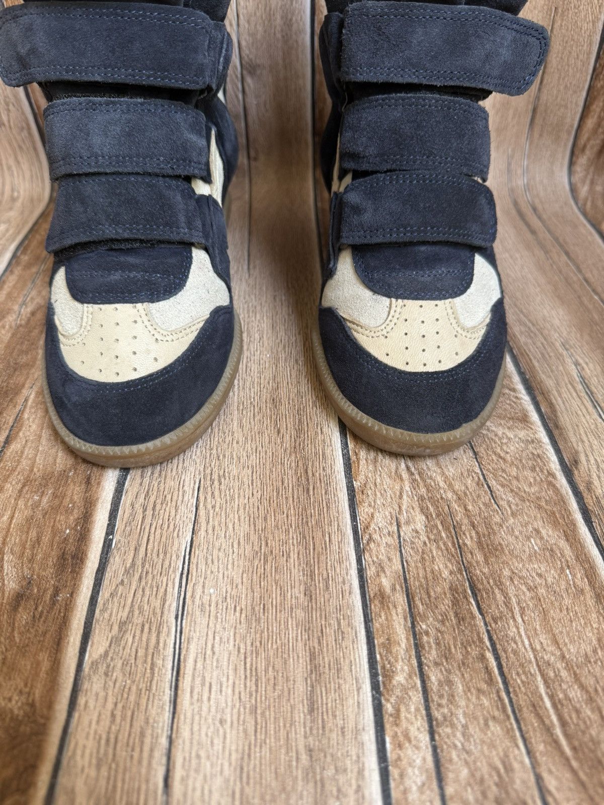 Isabel Marant × Isabel Marant Etoile × Vintage Suede bekett wedge sneakers Size US 6 / IT 36 - 6 Thumbnail
