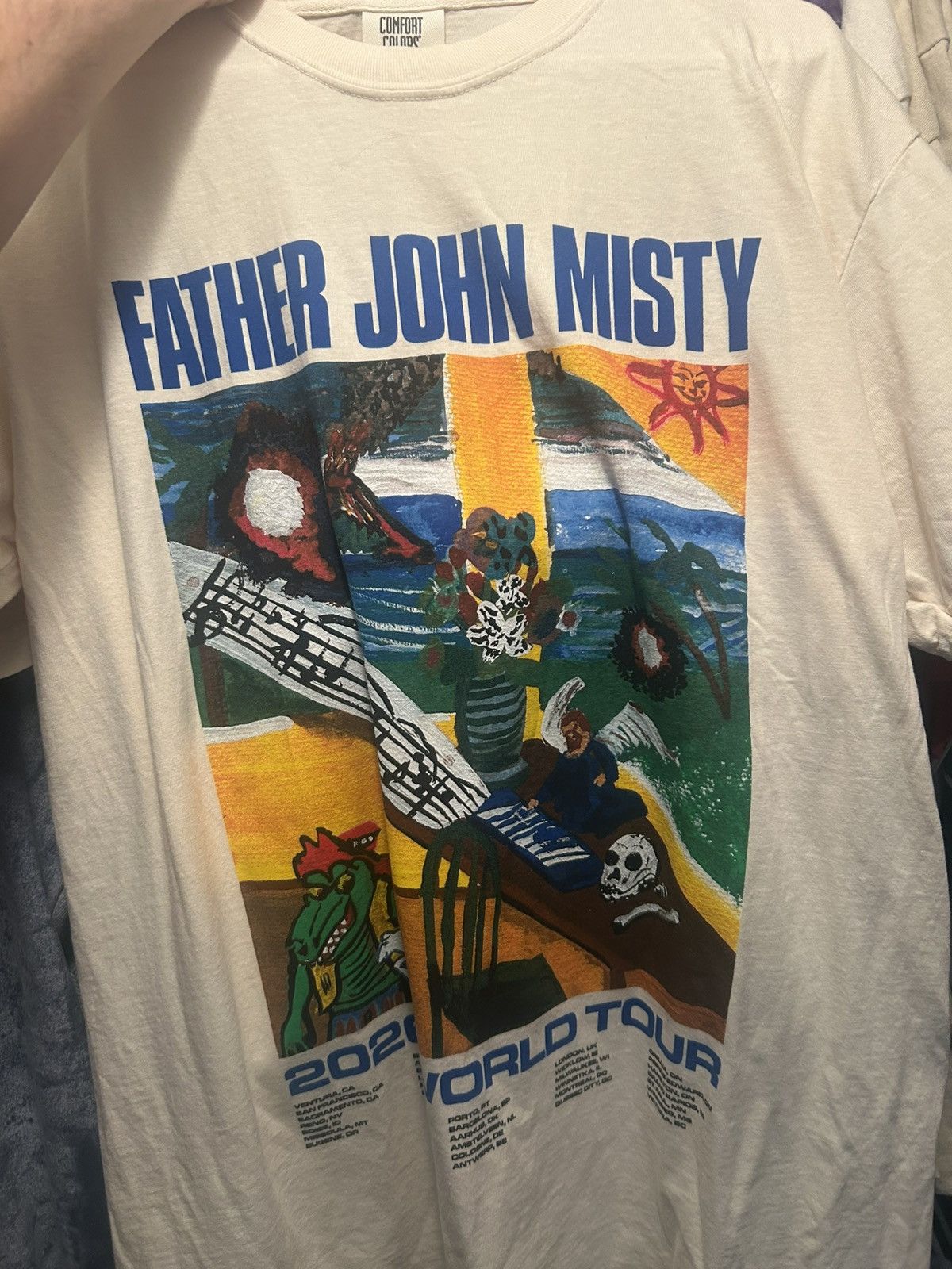 Comfort Colors Father John Misty 2026 World Tour Tee Size US L / EU 52-54 / 3 - 1 Thumbnail