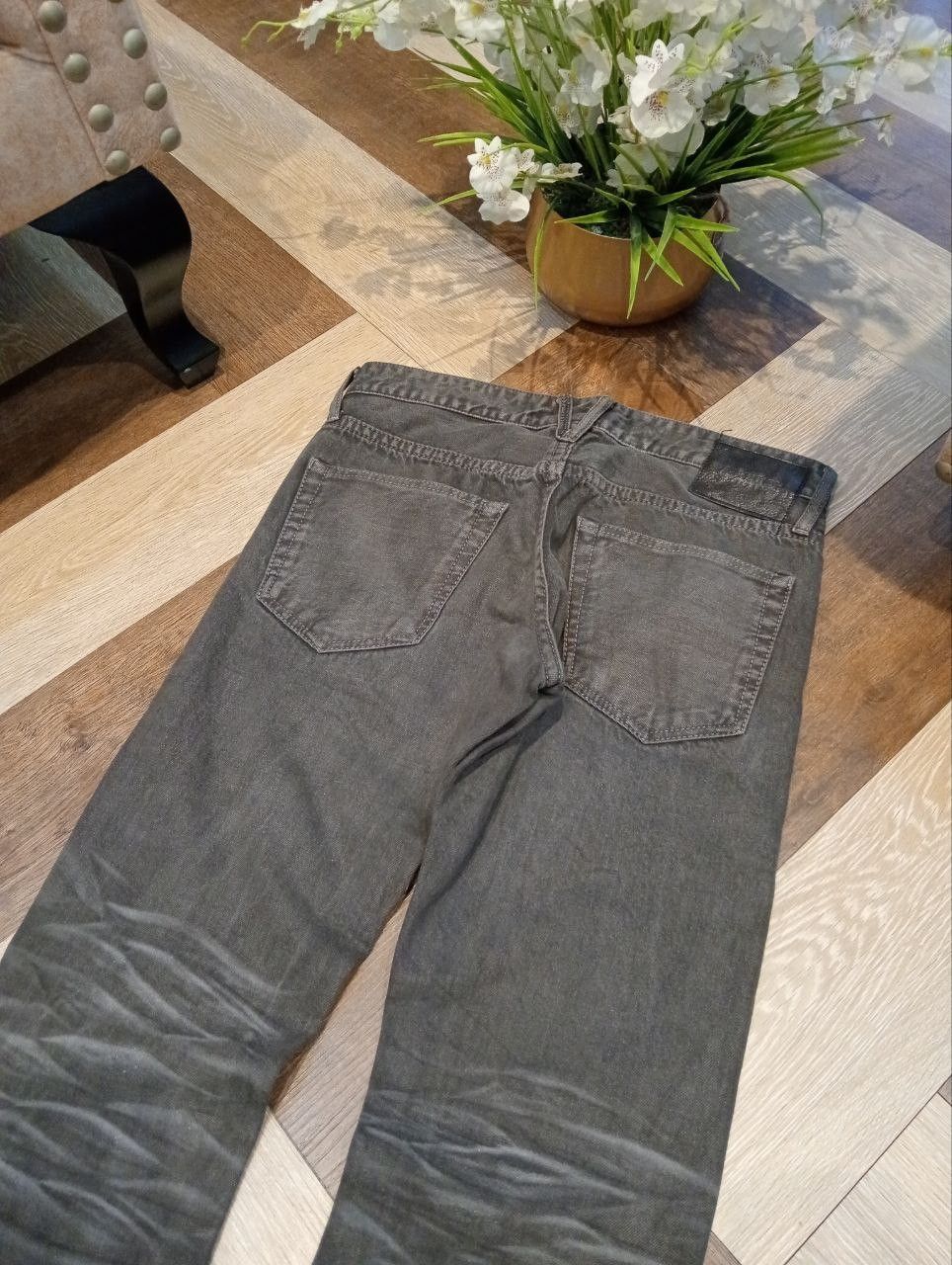Vanquish VANQUISH JAPAN GREY WASHED DENIM PANTS Size US 32 / EU 48 - 10 Thumbnail