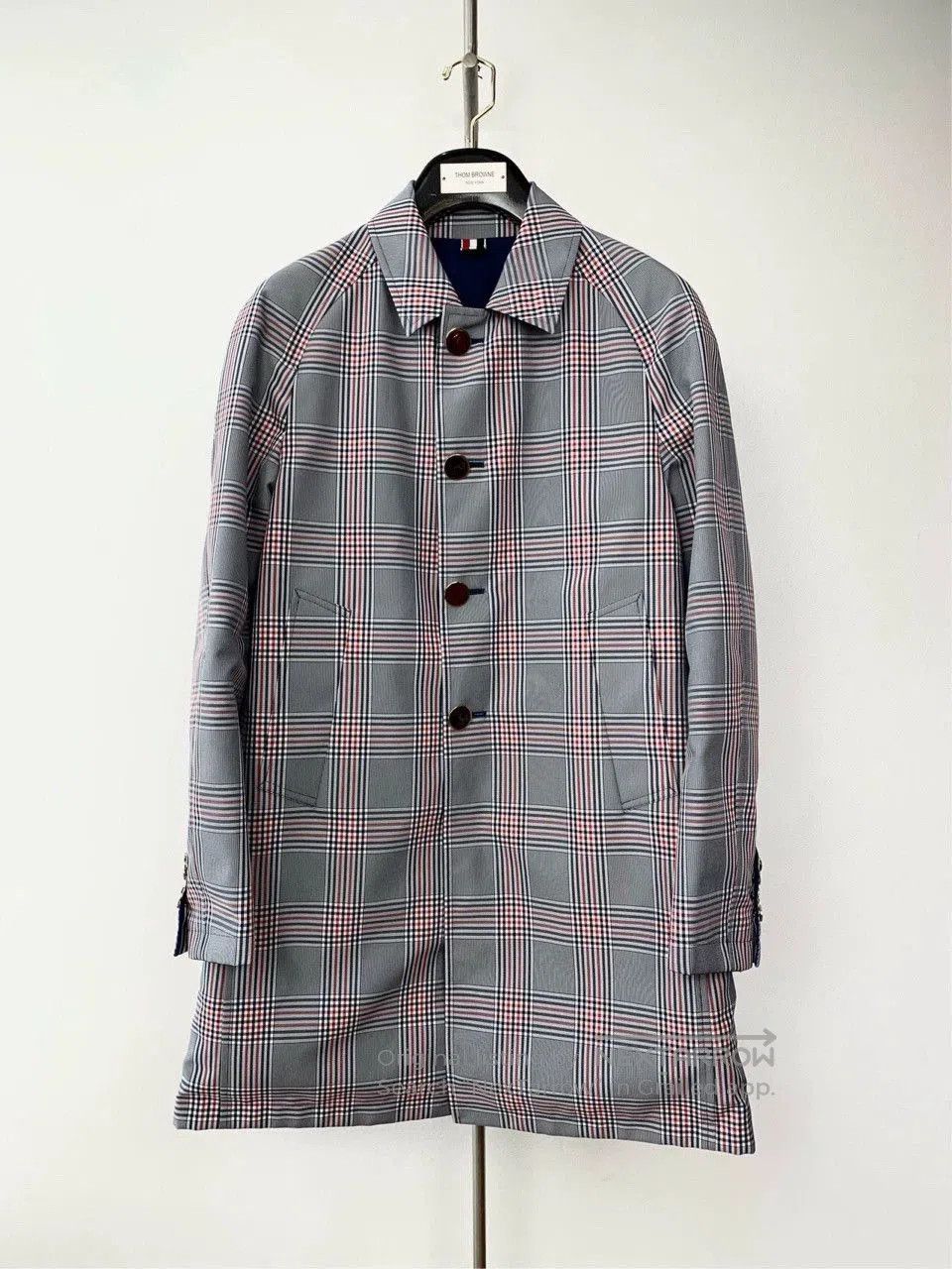 Thom Browne Thom Browne Blue Cotton Long Trench Coat. Size US S / EU 44-46 / 1 - 4 Thumbnail