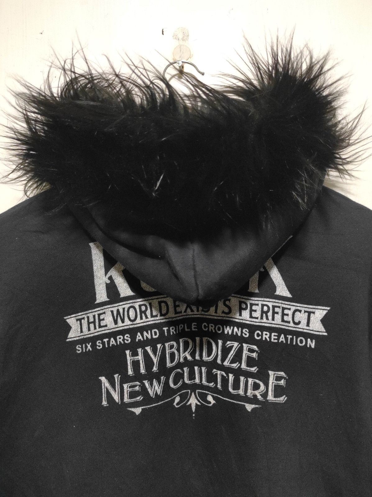Japanese Brand Russ-K zipper fur hoodie LGB style Size US M / EU 48-50 / 2 - 14 Thumbnail