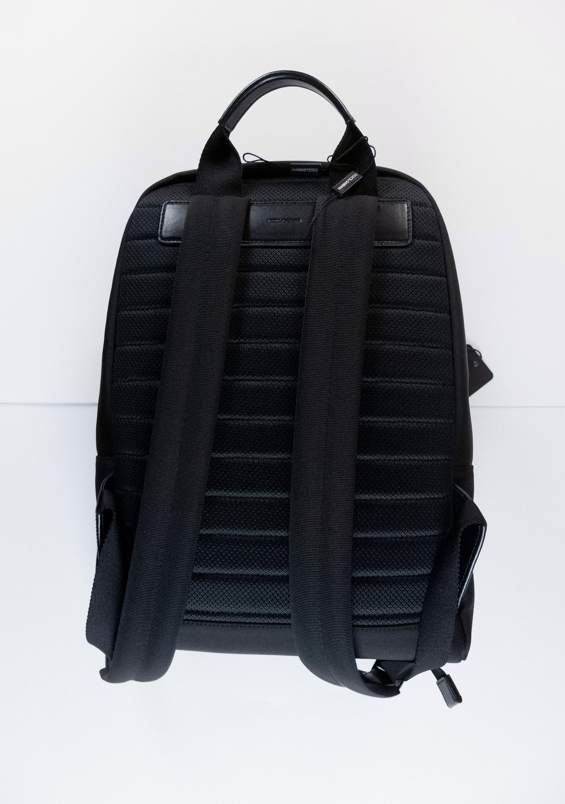 Dolce & Gabbana DOLCE & GABBANA black DG logo patch canvas backpack Size ONE SIZE - 8 Thumbnail