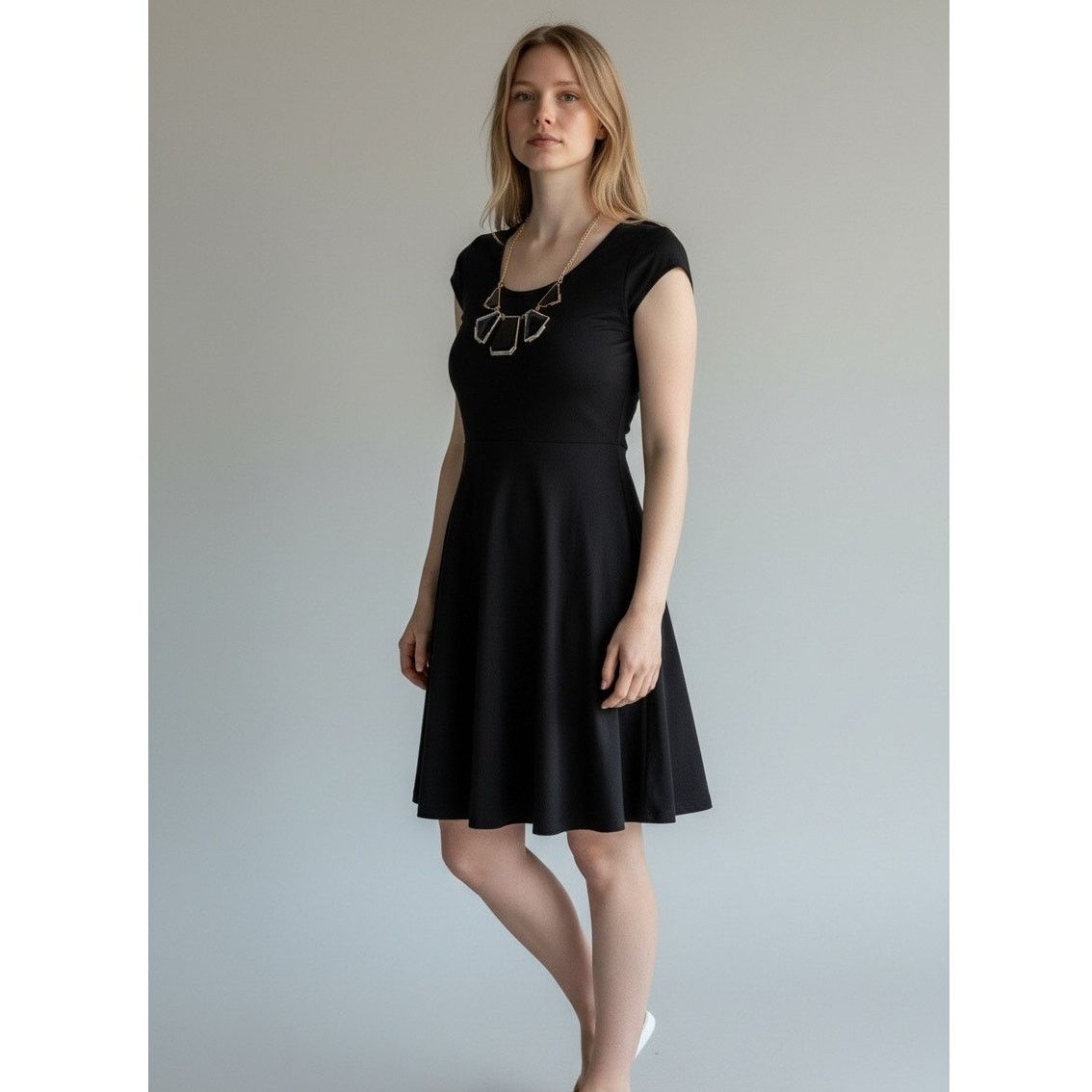 Other Pinc Black Skater Dress Small Gothic Whimsigoth Cocktail Size S / US 4 / IT 40 - 1 Thumbnail