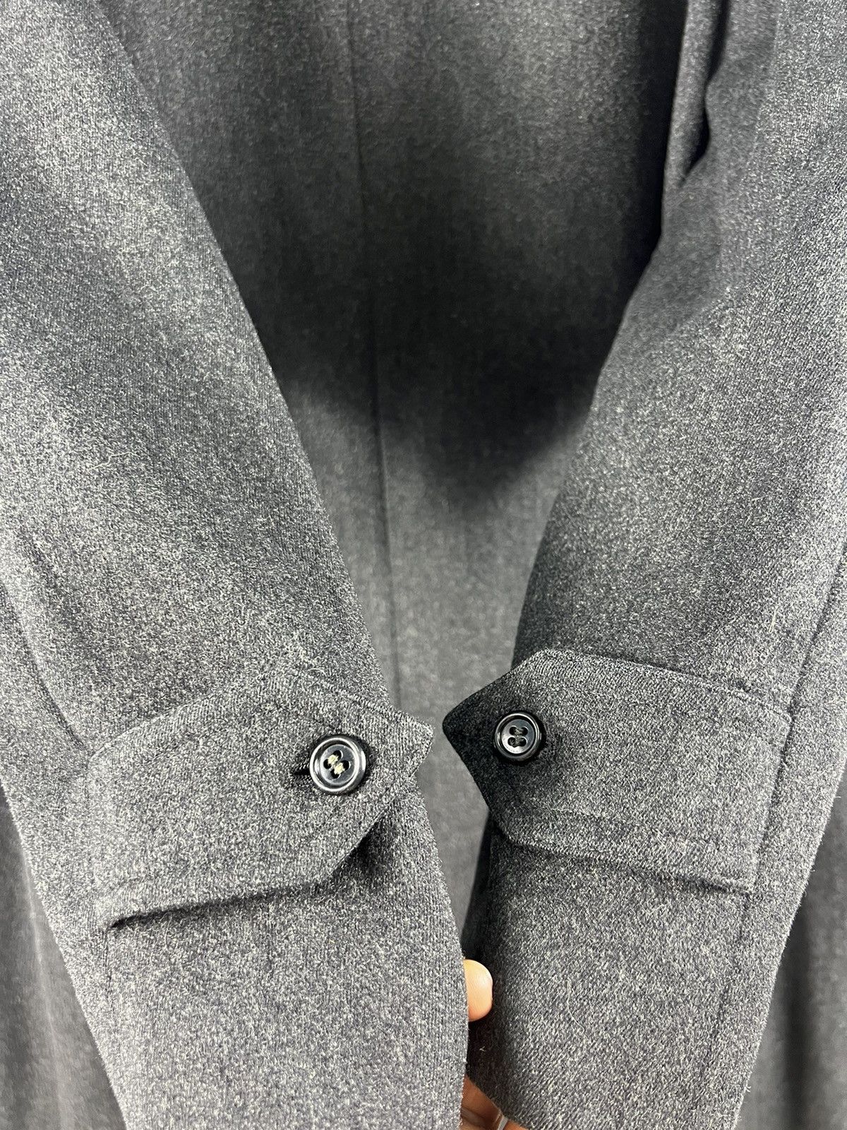 DAKS × Liberty × Vintage 🔥Rare🔥 Vintage Daks London Wool Hidden Button Long Coat Size US M / EU 48-50 / 2 - 12 Thumbnail