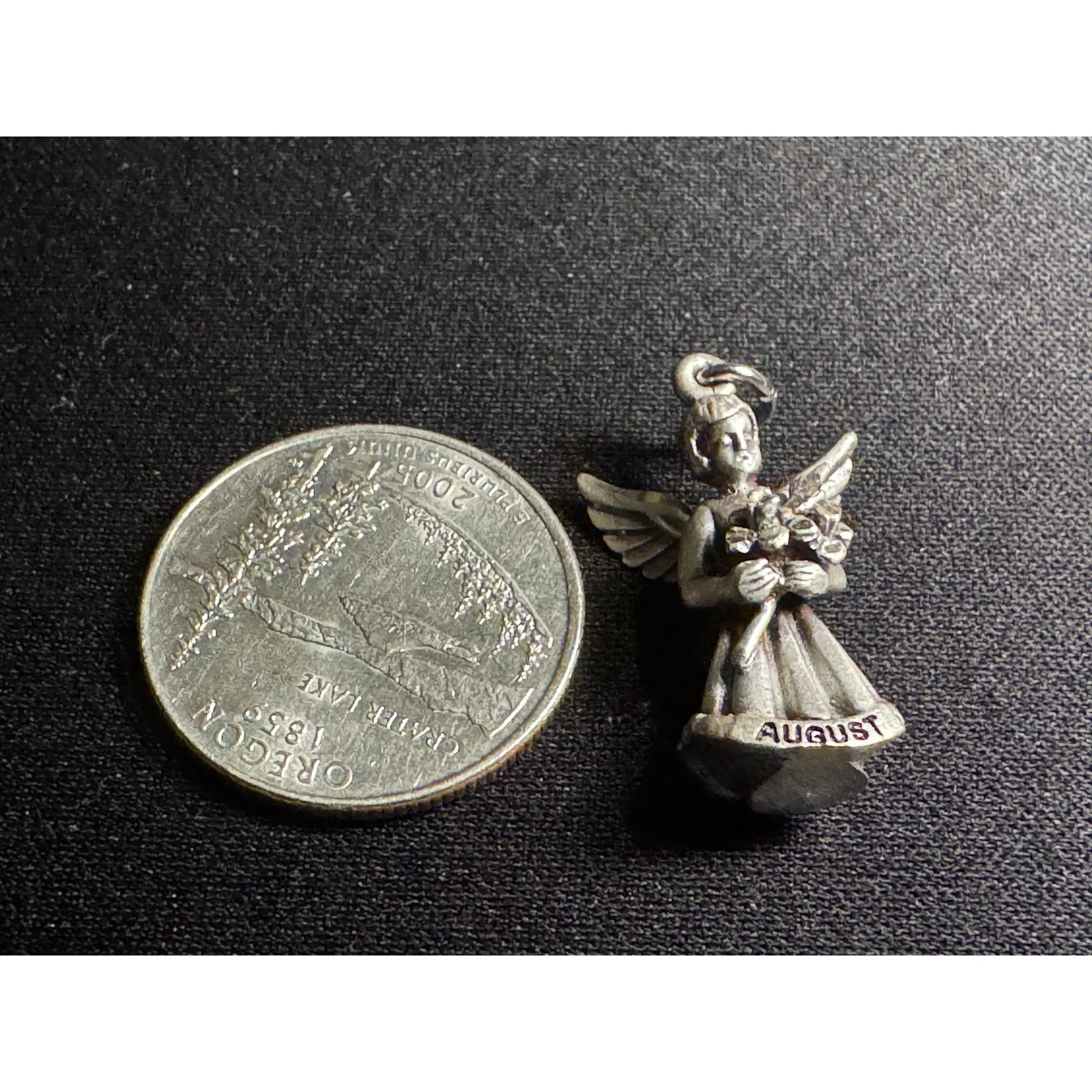 Creed Vintage Creed Sterling August Angel Pendant Size ONE SIZE - 4 Thumbnail