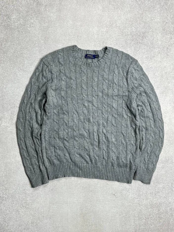 Other Vintage Polo Ralph Lauren Cable Knit Sweater M Size US M / EU 48-50 / 2 - 1 Thumbnail