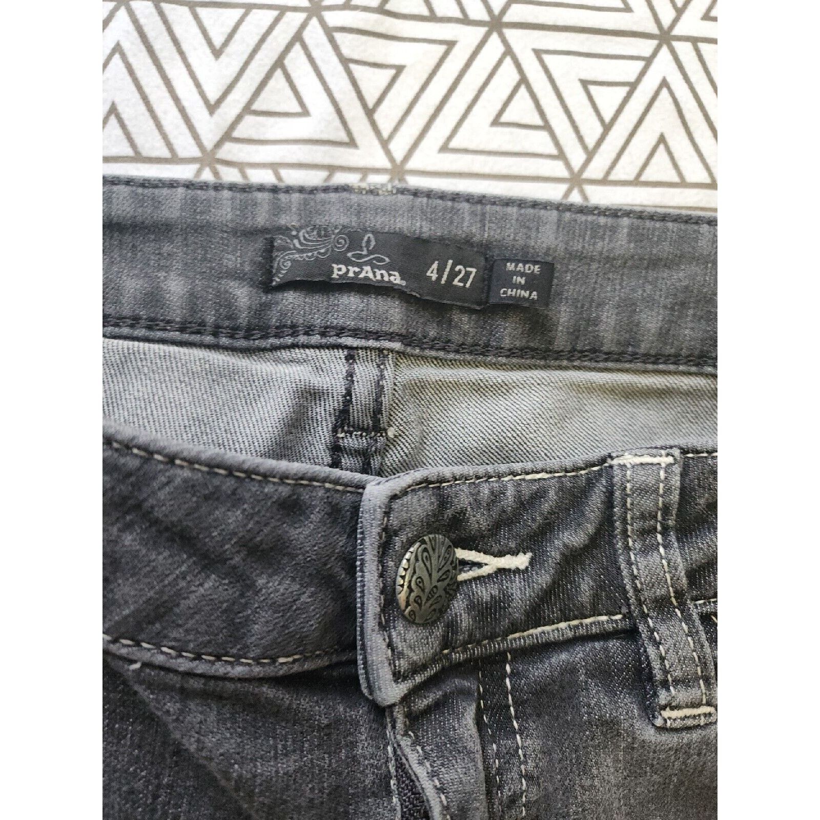 Prana Prana Women's Size 4/27 Black Short Inseam Mid-Rise Jeans Size 27" / US 4 / IT 40 - 1 Thumbnail