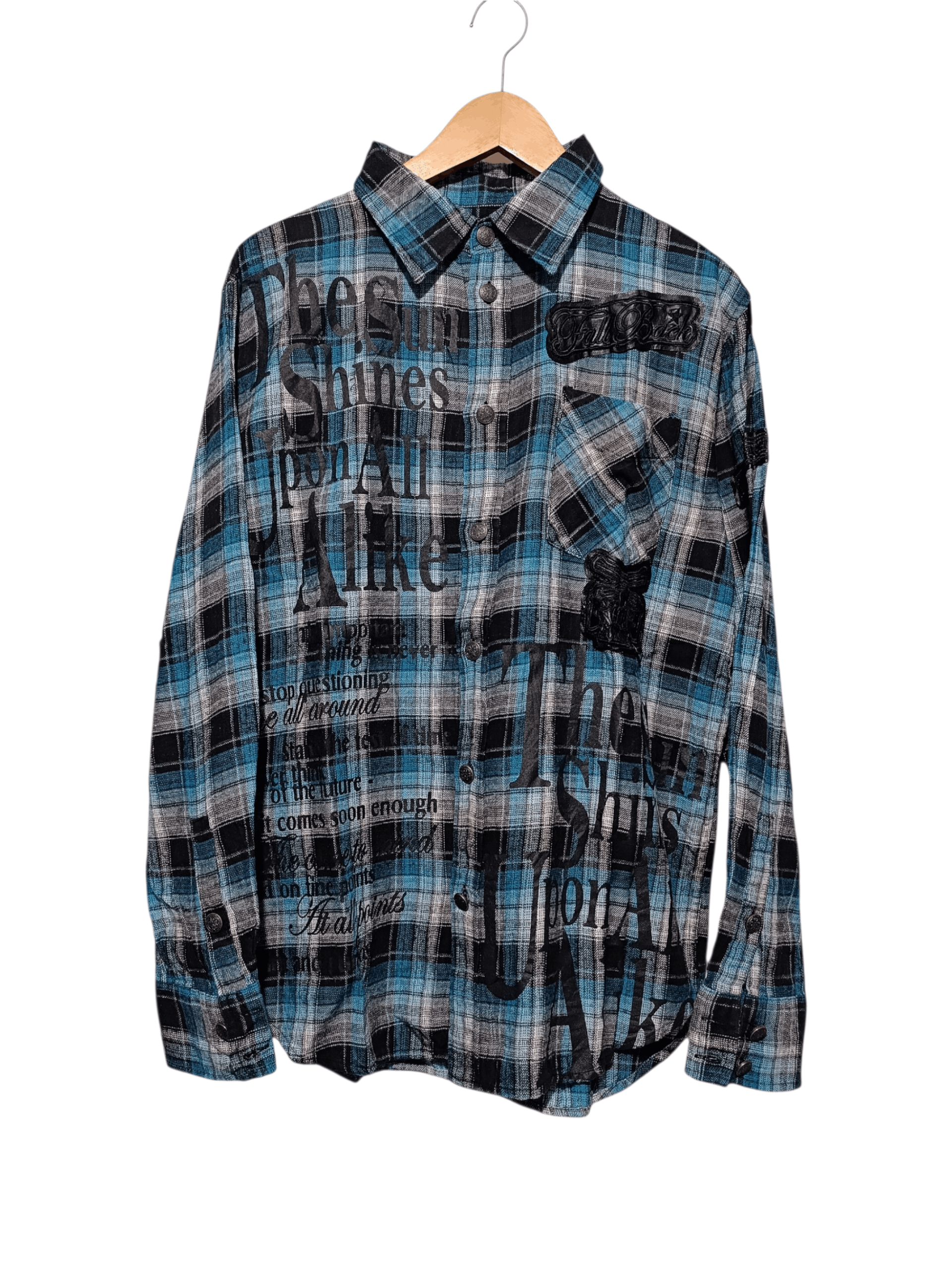 Japanese Brand Y2K Seditionaries Poem Shirt Gothic Grunge Style Size US L / EU 52-54 / 3 - 1 Thumbnail