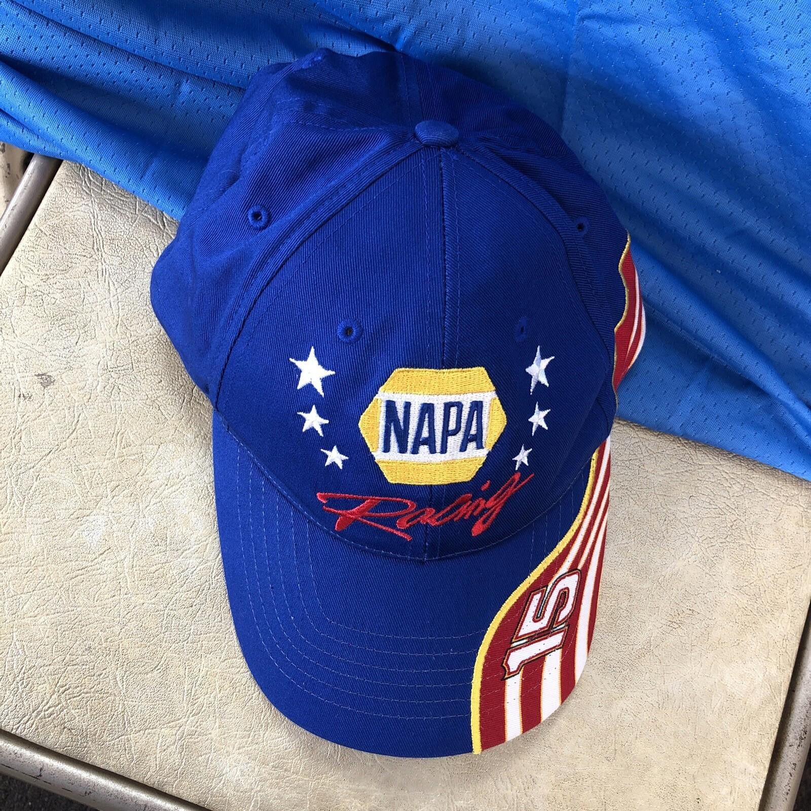 The Unbranded Brand NAPA Baseball Hat Racing #15 Blue Patriotic Striped Trucker Size ONE SIZE - 2 Thumbnail