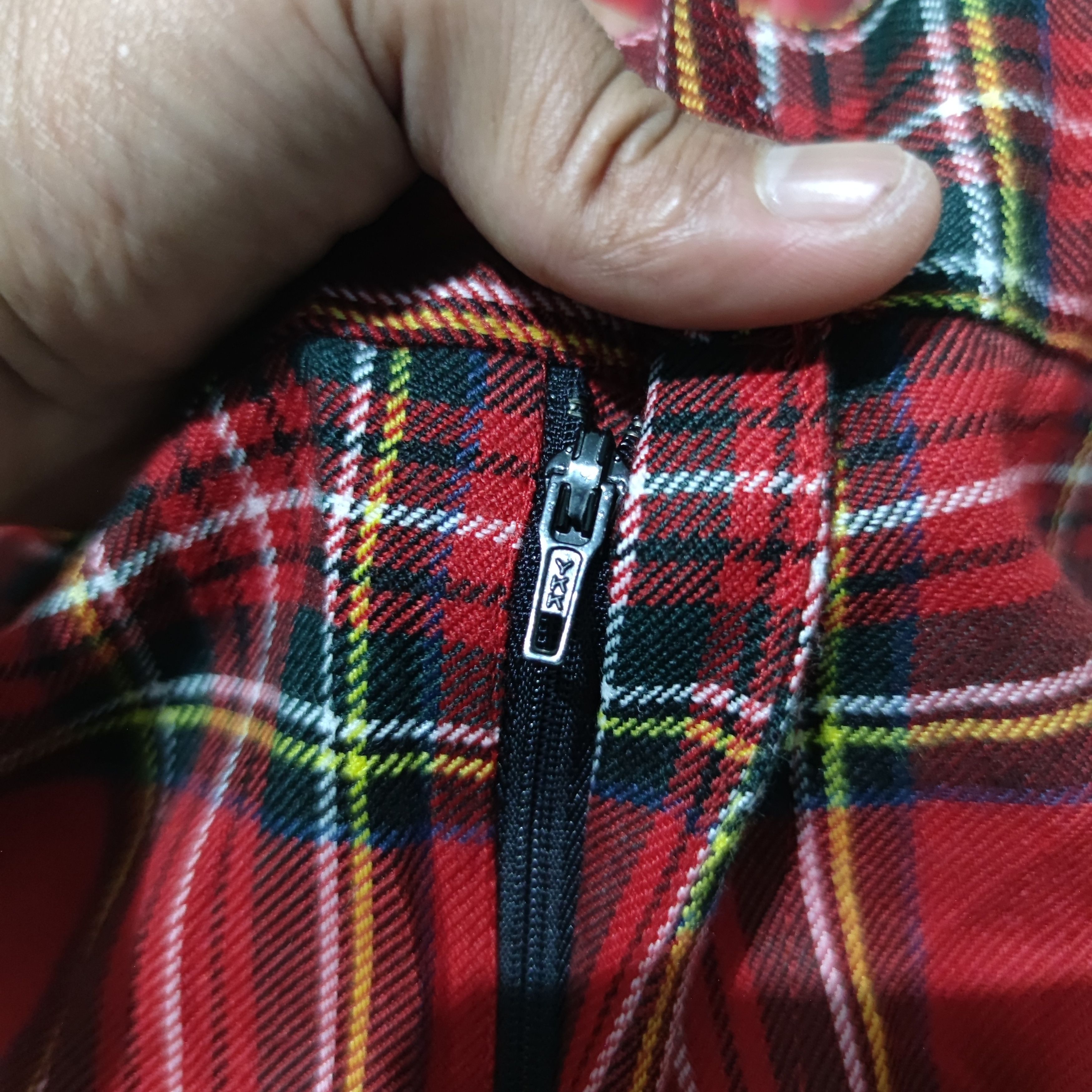 Japanese Brand Japanese Brand Tartan Punk Multi Zipper Bondage Pants Size US 31 - 8 Thumbnail