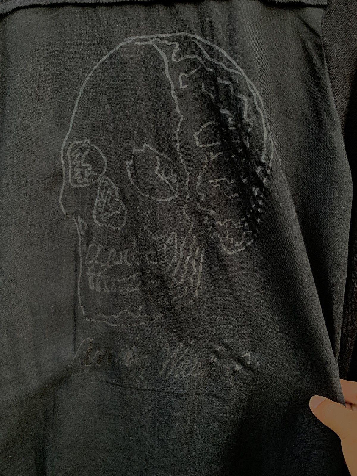 Andy Warhol × Hysteric Glamour RARE HYSTERIC GLAMOUR X ANDY WARHOL SKULL CARDIGAN Size US M / EU 48-50 / 2 - 3 Thumbnail
