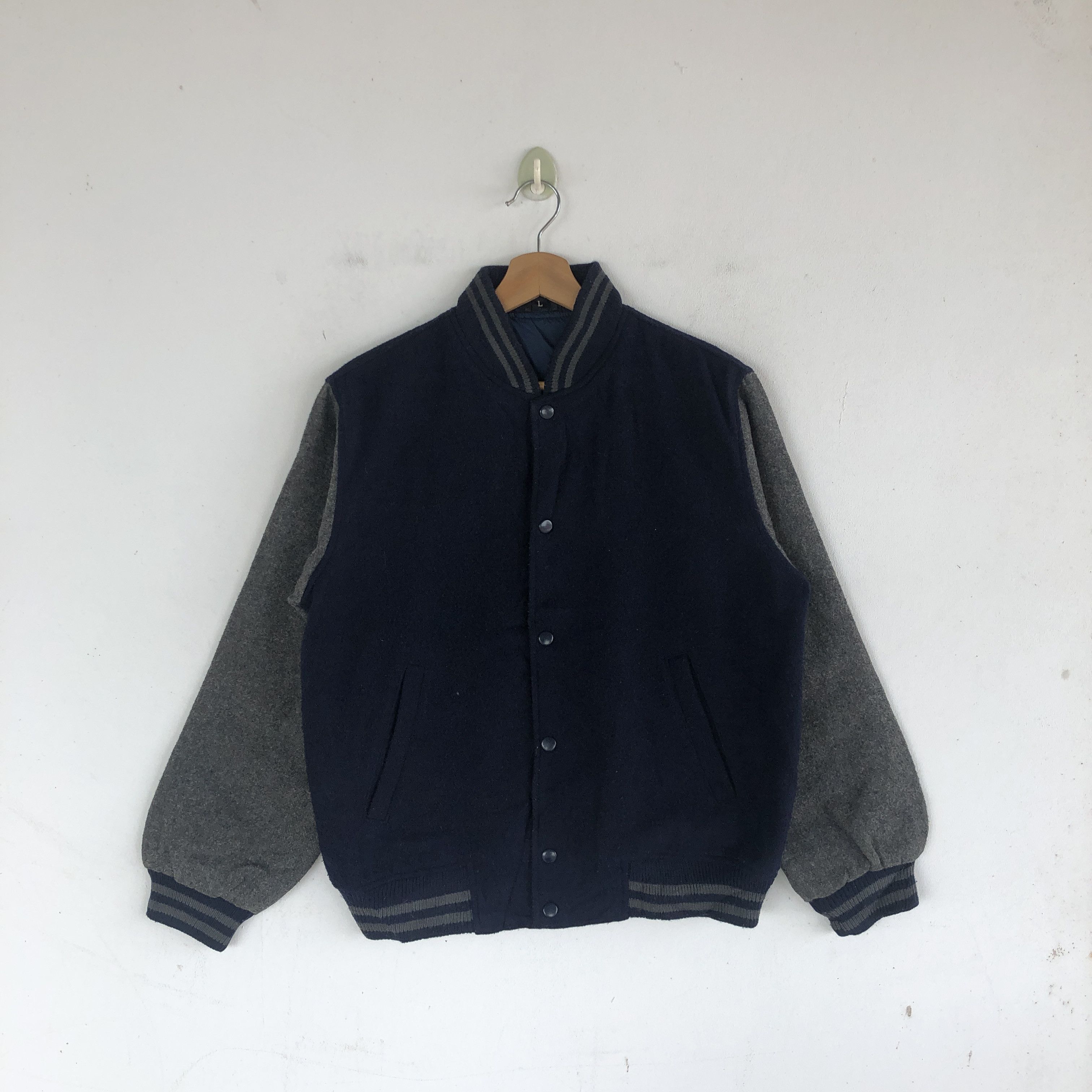 Japanese Brand Vintage Japanese Varsity Wool Stadium University Jacket Size US M / EU 48-50 / 2 - 1 Thumbnail