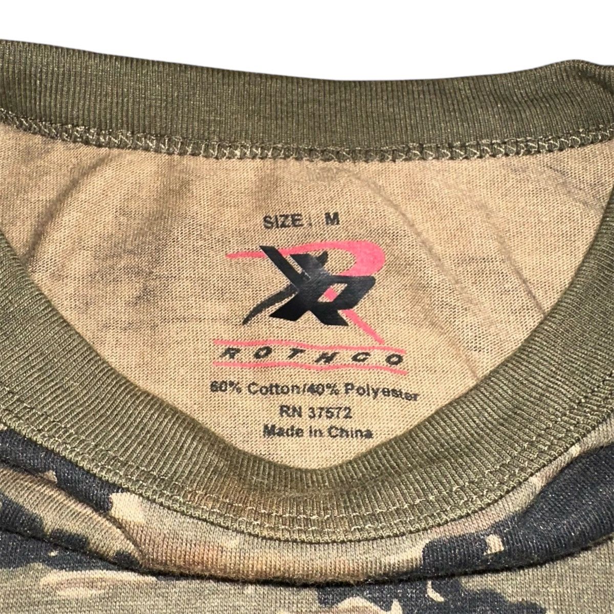 Band Tees Aphex Twin camouflage Fan made t shirt Size US M / EU 48-50 / 2 - 3 Thumbnail