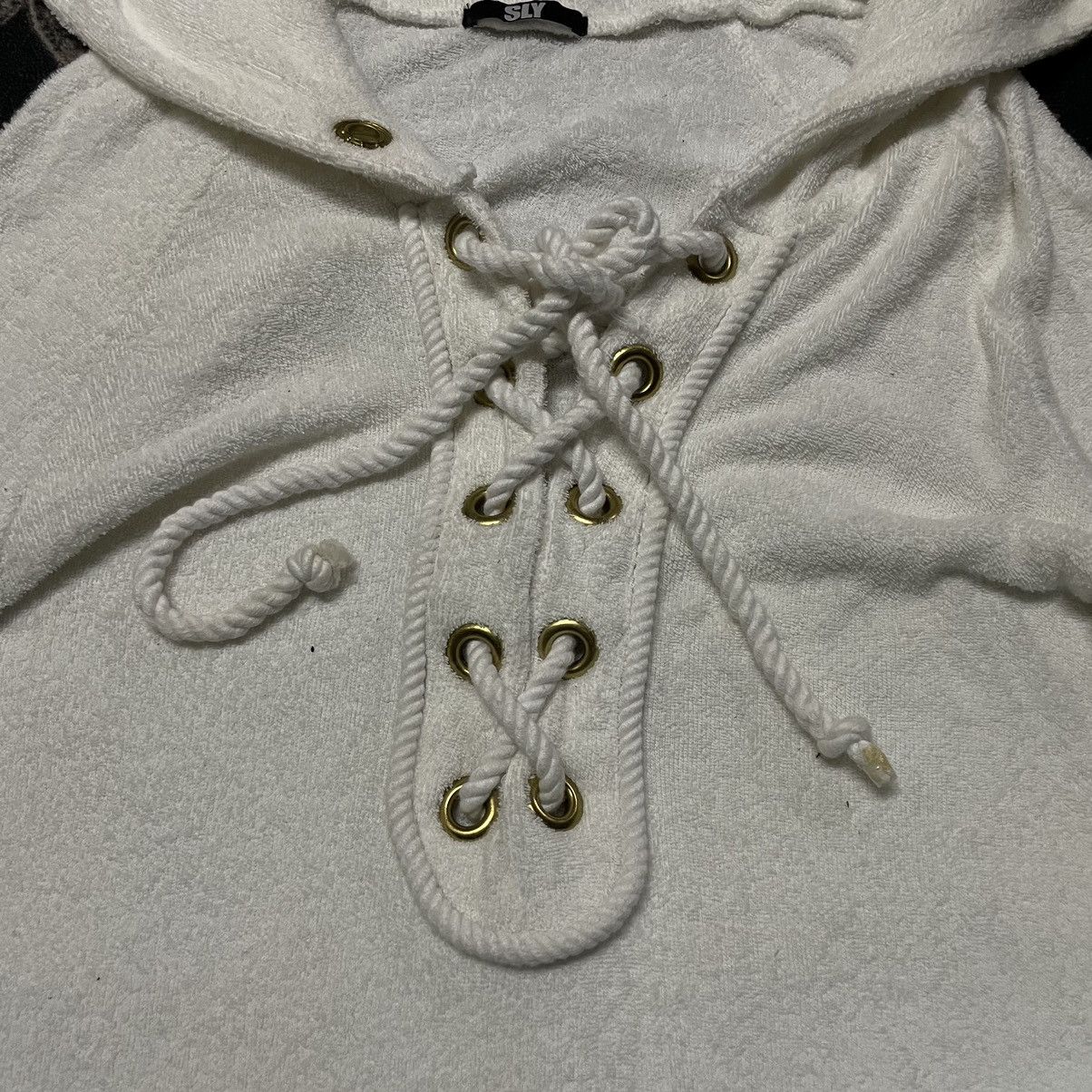 If Six Was Nine × Japanese Brand × Le Grande Bleu (L.G.B.) 💥Archive💥- SLY Laces Up Fleece Hooded Flared Arm Like LGB Size US S / EU 44-46 / 1 - 4 Thumbnail