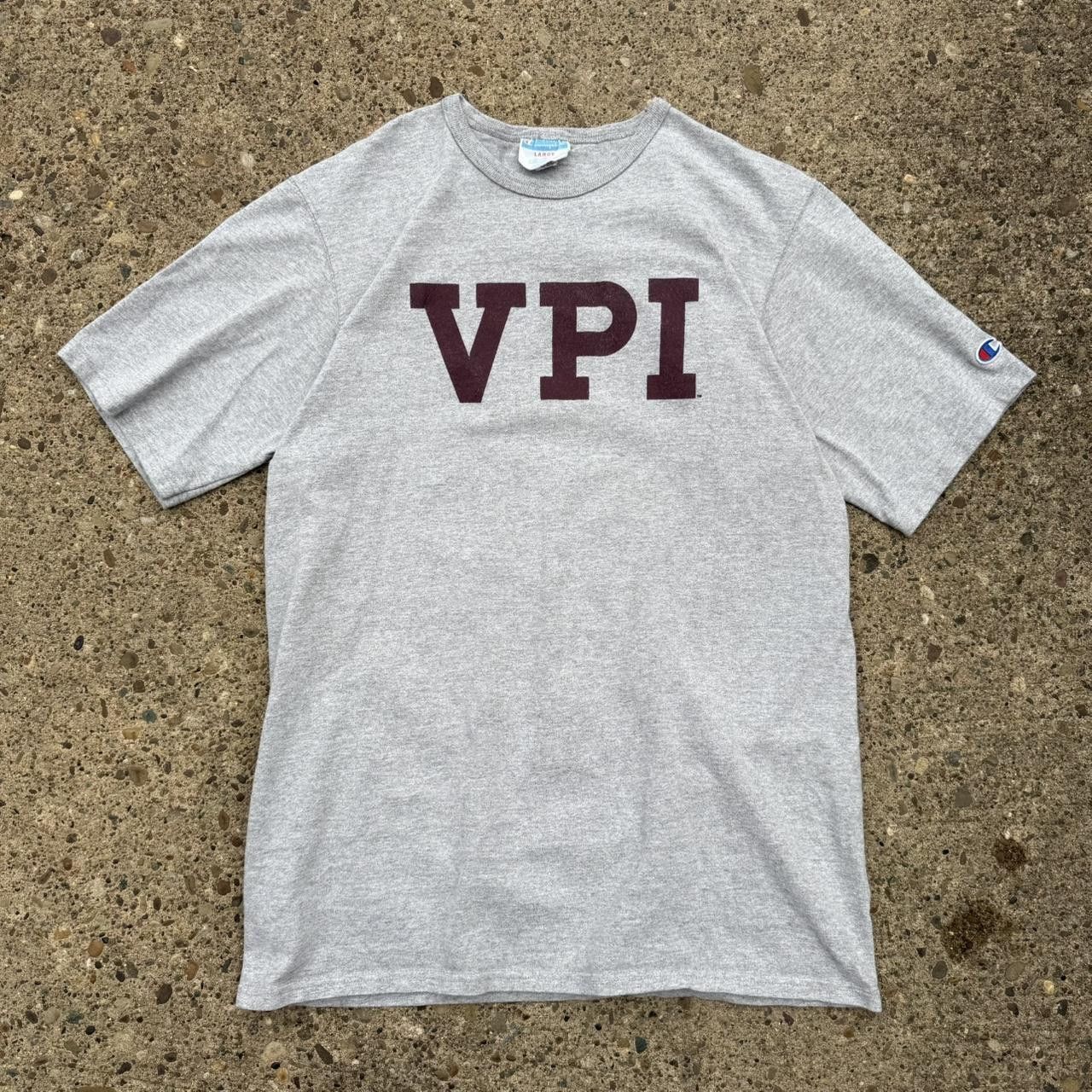 Champion Vintage Grey Champion Virginia Tech “VPI” graphic T-shirt Size US L / EU 52-54 / 3 - 1 Thumbnail