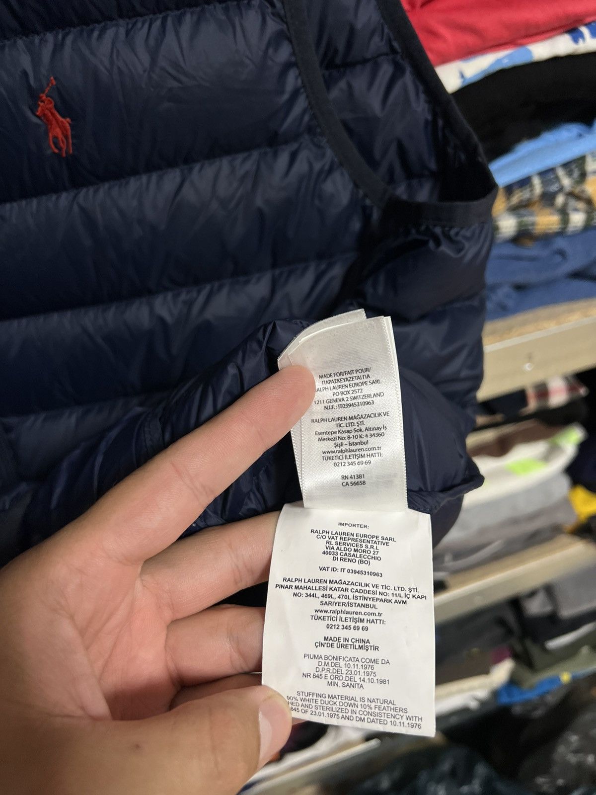 Polo Ralph Lauren Polo Ralph Lauren Down Puffer Vest Sleeveless Full Zip Sz XL Size US XL / EU 56 / 4 - 6 Thumbnail
