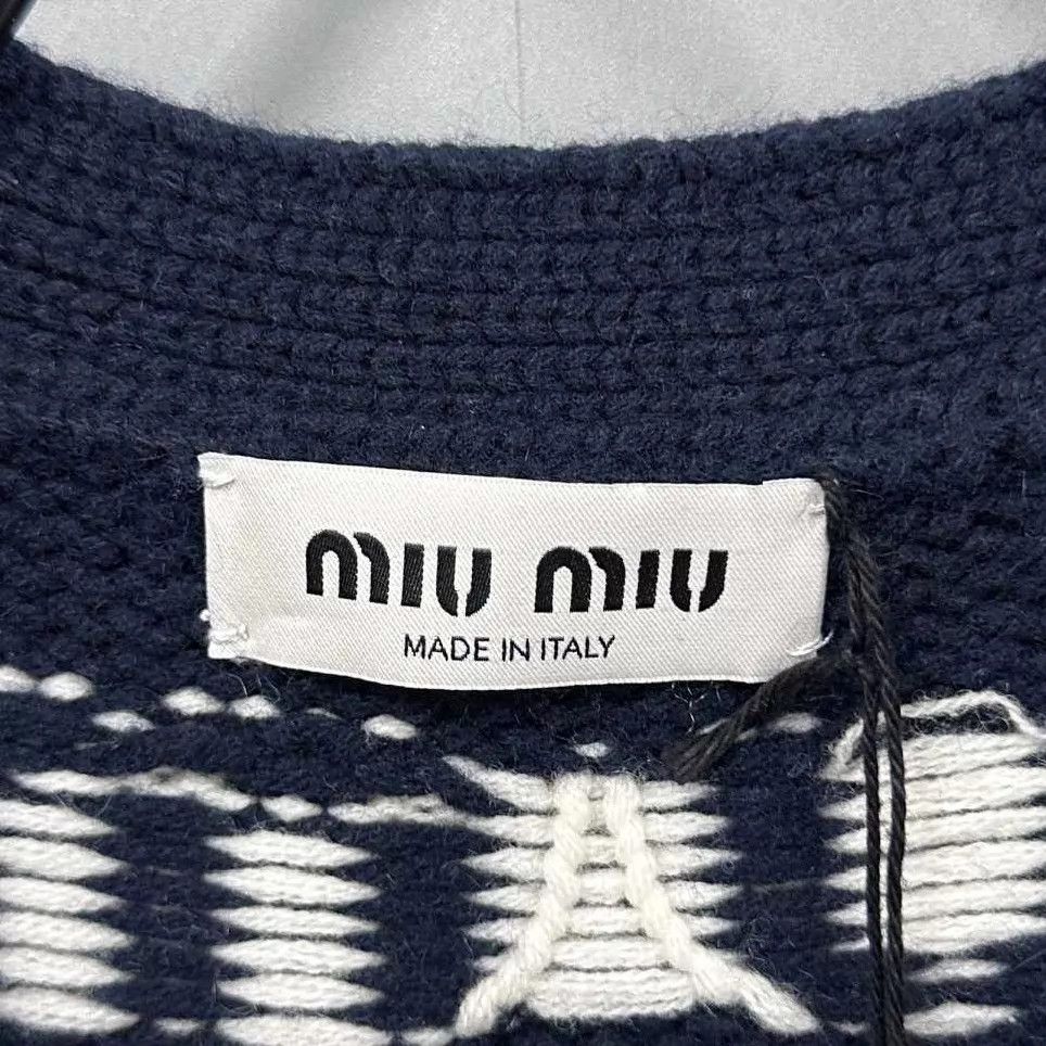 Miu Miu MIUMIU full print cardigan 38 Size XS / US 0-2 / IT 36-38 - 4 Thumbnail
