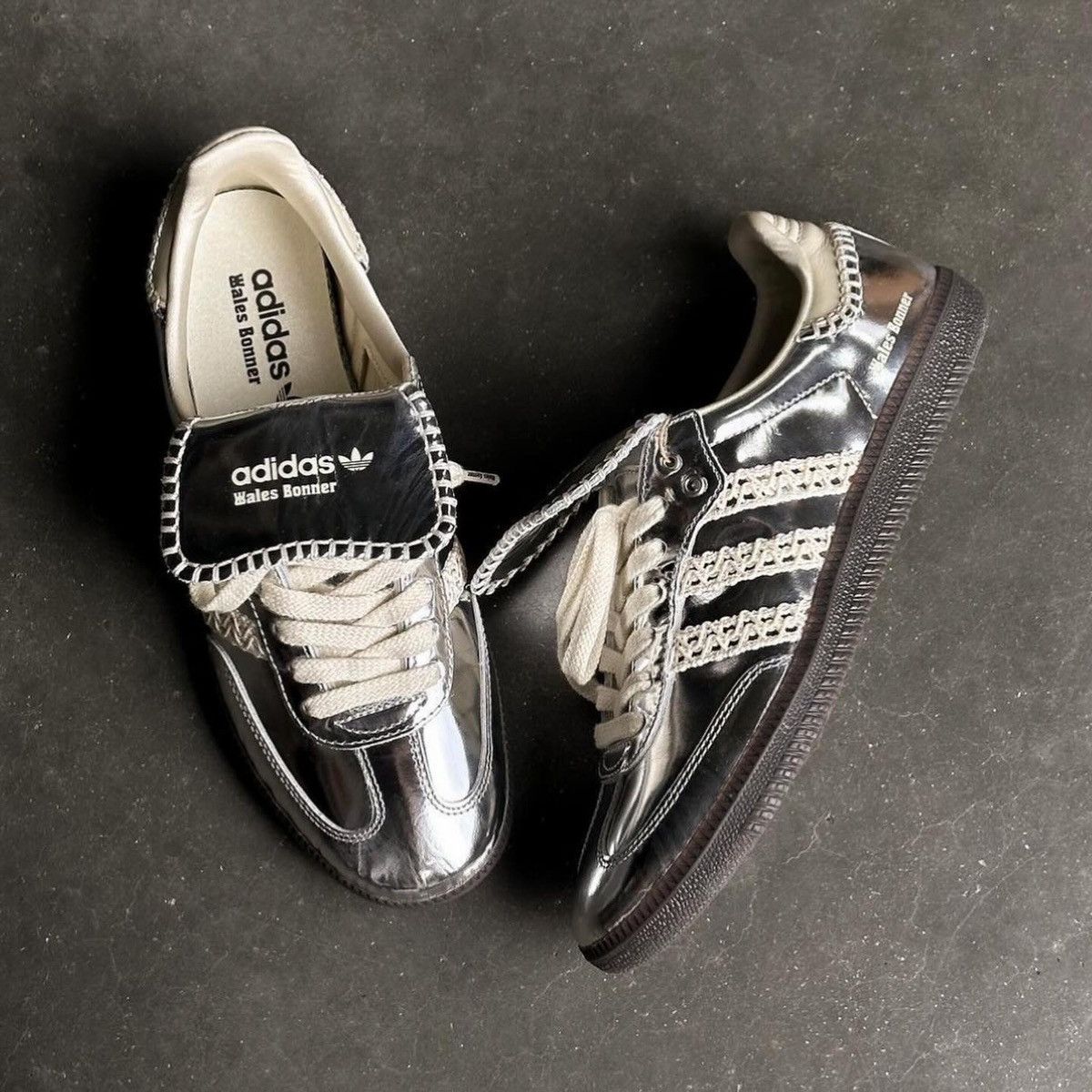 Adidas × Wales Bonner Adidas Wales Bonner Samba Silver Size US 10.5 / EU 43-44 - 5 Thumbnail
