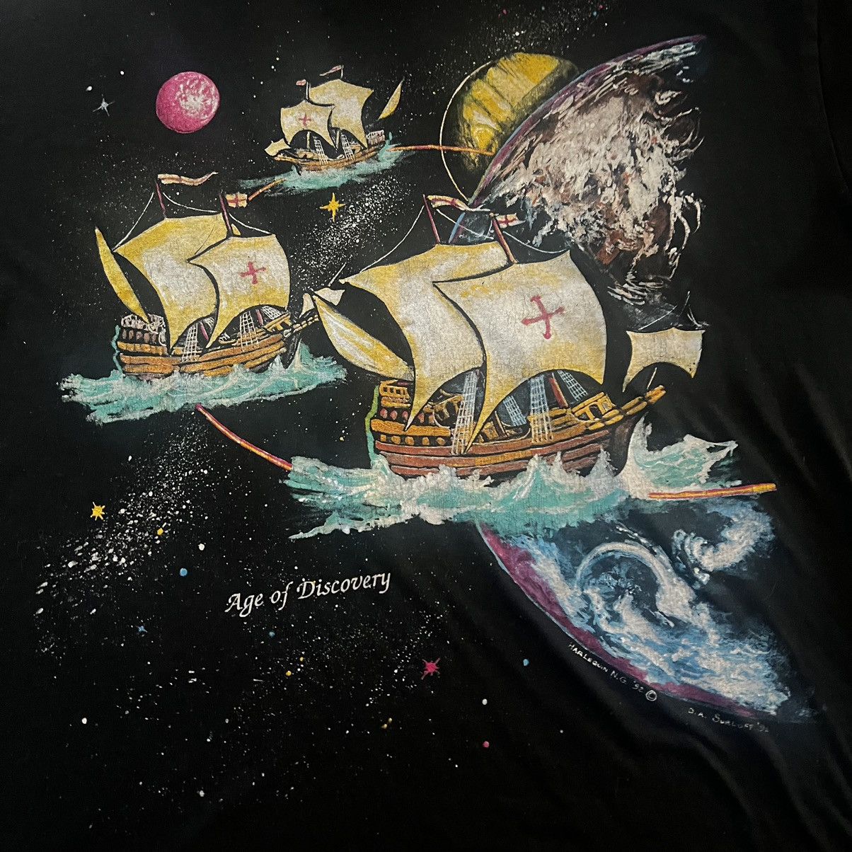 Vintage Epic Adventurer Front/ Back Graphic Tee Size US M / EU 48-50 / 2 - 2 Thumbnail