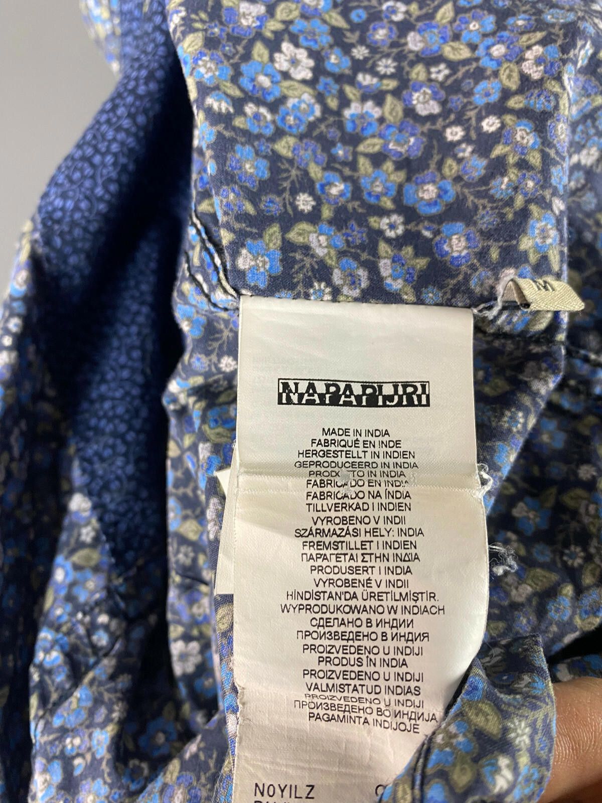 Napapijri Napapijri Regular Fit Multicolor Floral Shirt Size M Size US M / EU 48-50 / 2 - 11 Thumbnail