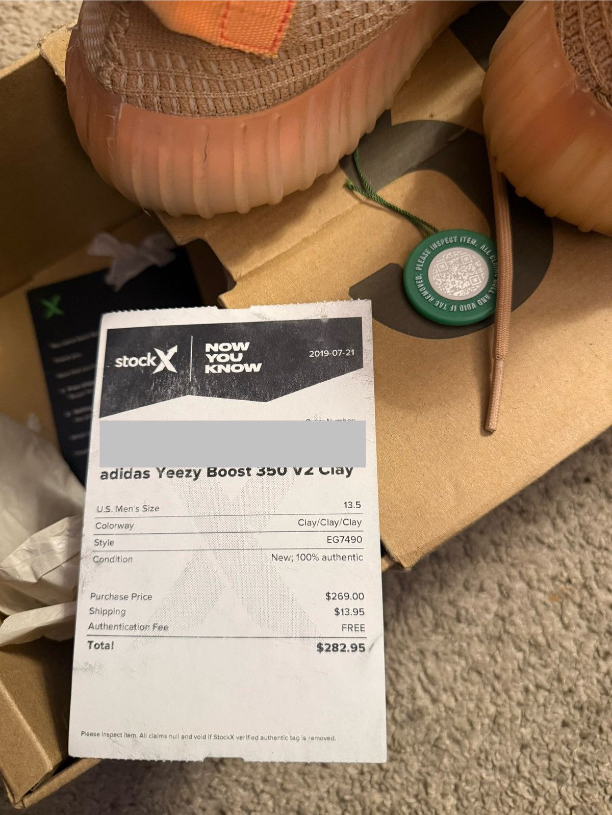 Yeezy Adidas Yeezy Boost 350 V2 Clay Size US 13 / EU 46 - 9 Thumbnail