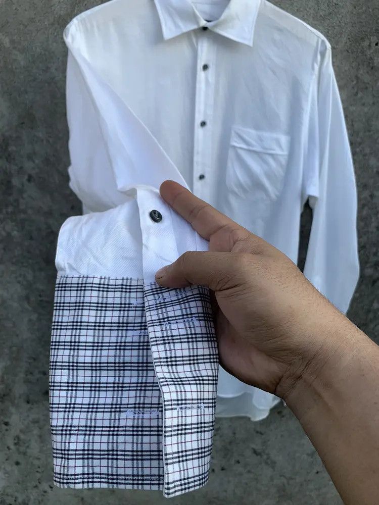 Burberry Burbarry black label novacheck rib withe dress shirt Size US L / EU 52-54 / 3 - 3 Thumbnail