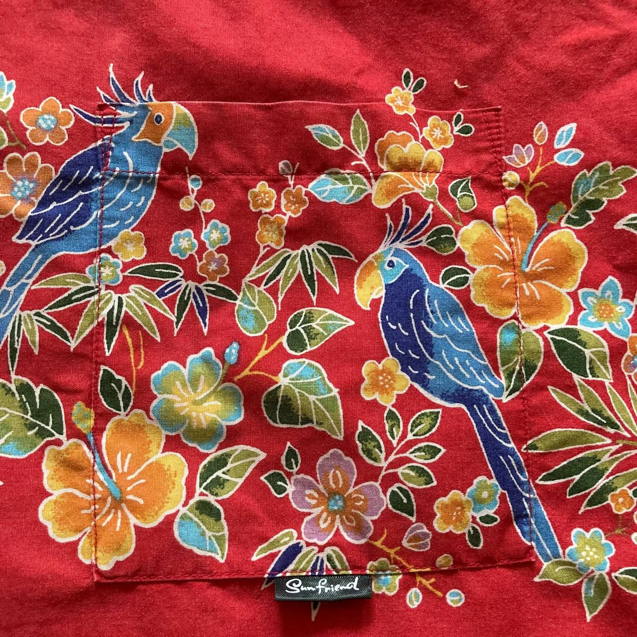 Japanese Brand Vintage Sun Friend Okinawa Japan Aloha Hawaiian Shirt Size US XL / EU 56 / 4 - 4 Thumbnail