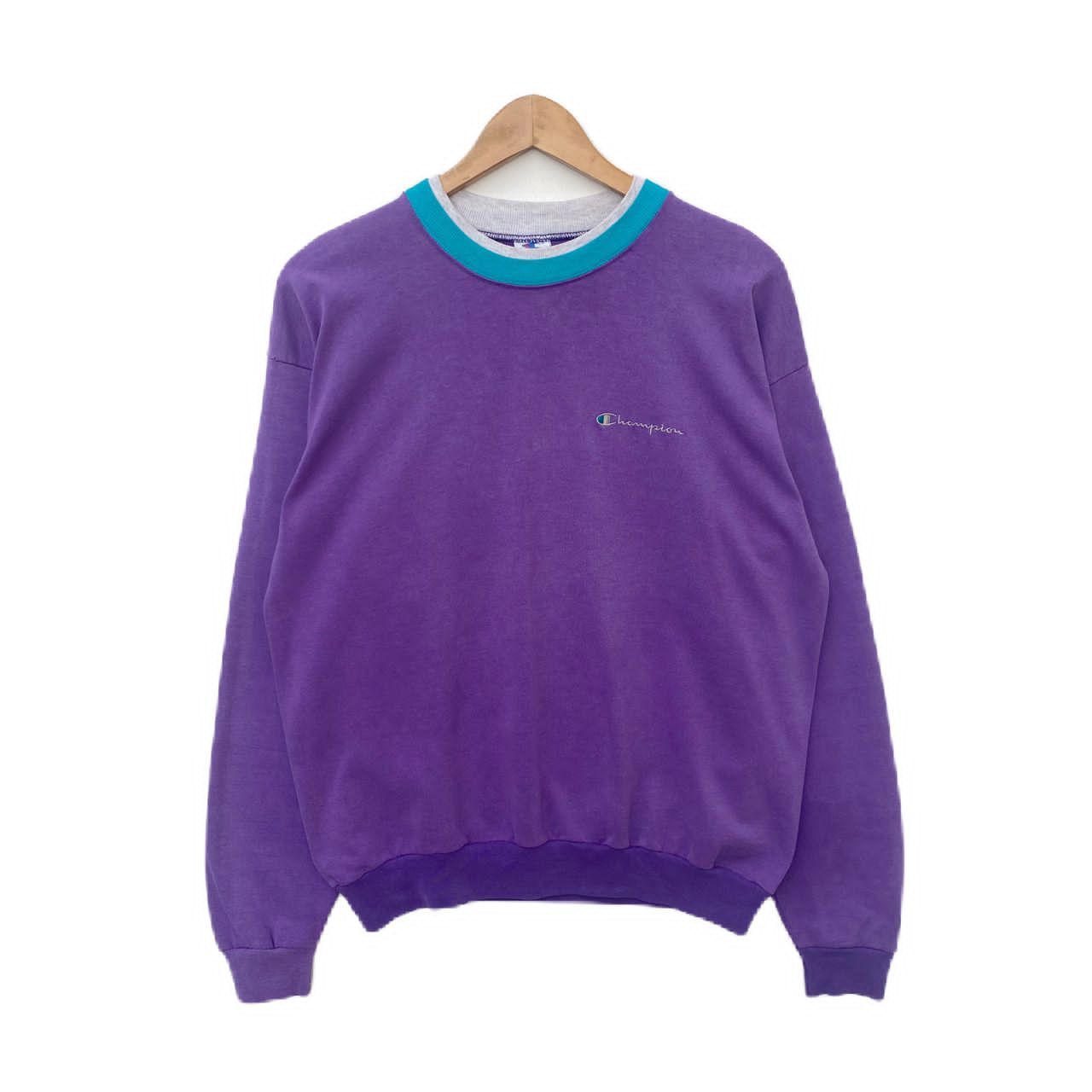 VINTAGE CHAMPION THIN SWEATSHIRT LARGE PULLOVER