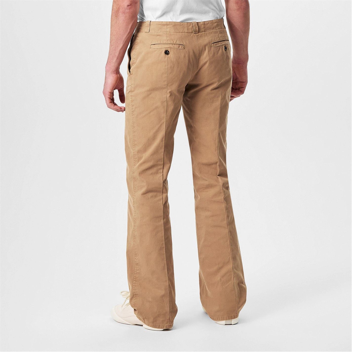Alexander McQueen o1g2r1mq0326 Low-Rise Tailored Fit Chinos Pants in Sand Size US 36 / EU 52 - 4 Thumbnail