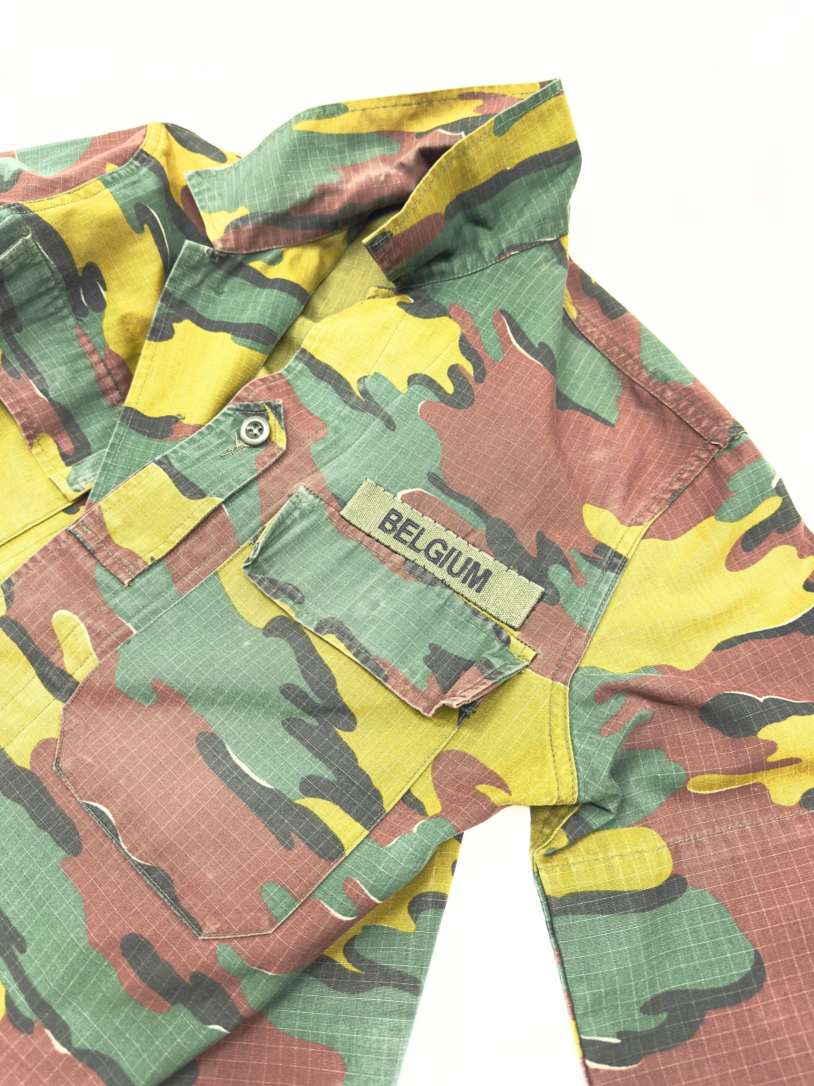 Other Belgium Camo OverShirt Button Jacket 1980s Size US M / EU 48-50 / 2 - 6 Thumbnail