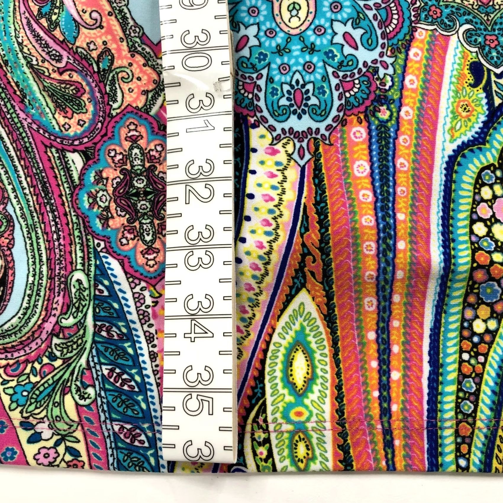 Tommy Hilfiger Tommy Hilfiger Dress A-Line Mini Above Knee Paisley Print MINT Multicolor Sleeveless Pullover Round Neck 10 Regular Women’s Short Dress Size L / US 10 / IT 46 - 7 Thumbnail