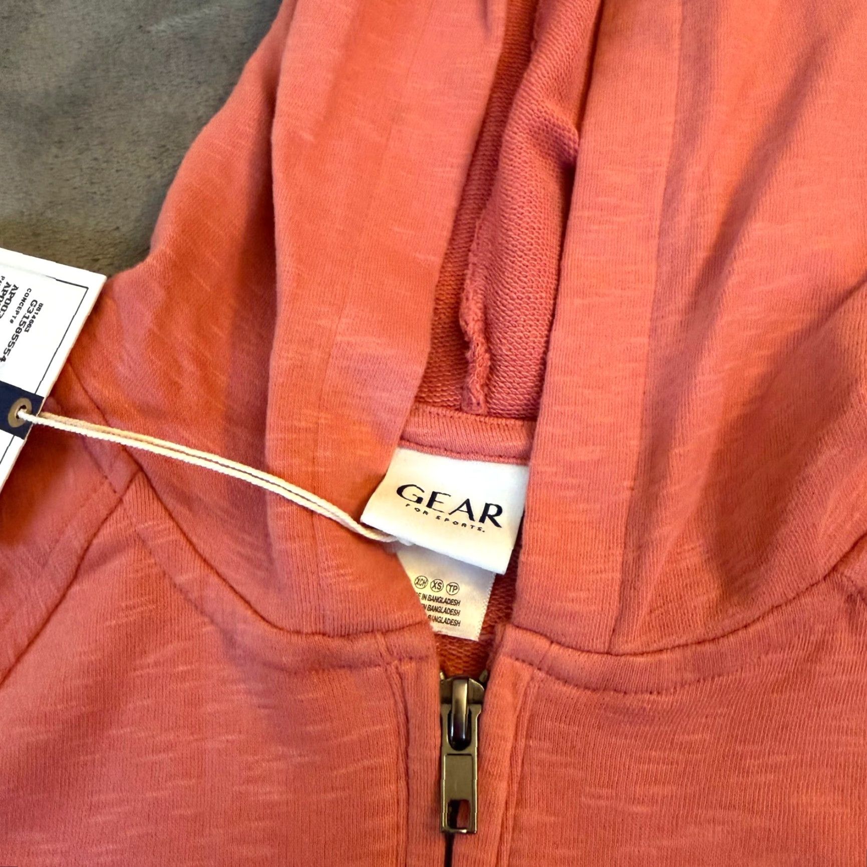 Catalina Gear For Sports Hoodie Womens XS Catalina Coral Pink Quarter Zip NEW Size XS / US 0-2 / IT 36-38 - 3 Thumbnail