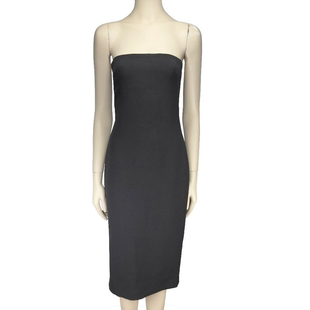 Other BABATON Strapless Bodycon Sheath A-Line Black Dress Size 2 Size XS / US 0-2 / IT 36-38 - 1 Thumbnail
