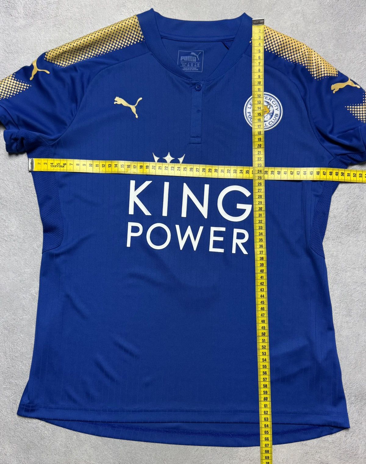 Puma Leicester City 2017 2018 Home Shirt Jersey Puma #9 Vardy Size US S / EU 44-46 / 1 - 18 Thumbnail