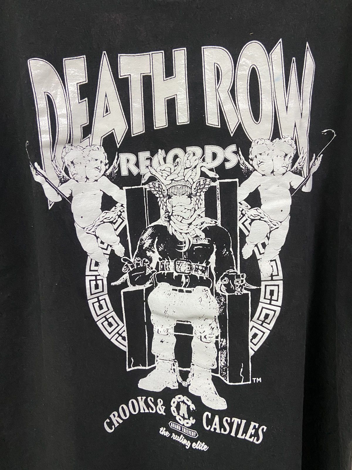 Band Tees × Death Row Records × Vintage Death Row Records x Crooks & Castles Tee Size US M / EU 48-50 / 2 - 2 Thumbnail